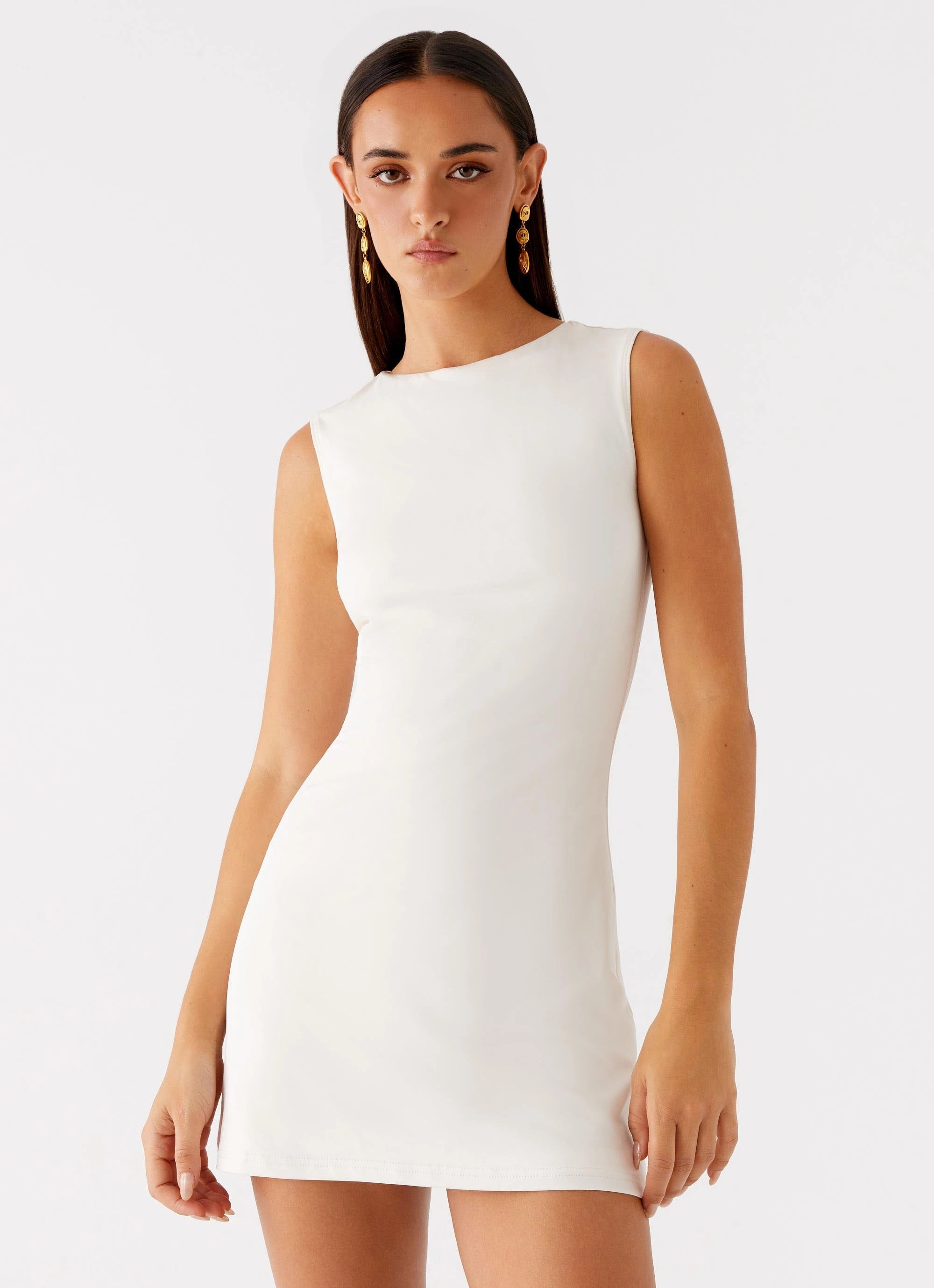 Shai Pearl Mini Dress - Ivory Soft And Comfortable