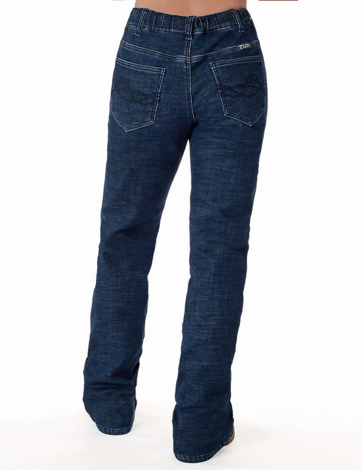 Eco Friendly Lightweight Modern Cowgirl Tuff Mens Winter Tuff Dark Wash Cotton Blend Jeans