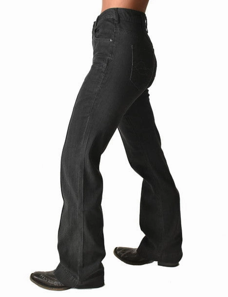 Cowgirl Tuff Womens UltraBreathe Trouser Charcoal Lyocell Jeans Move With Ease