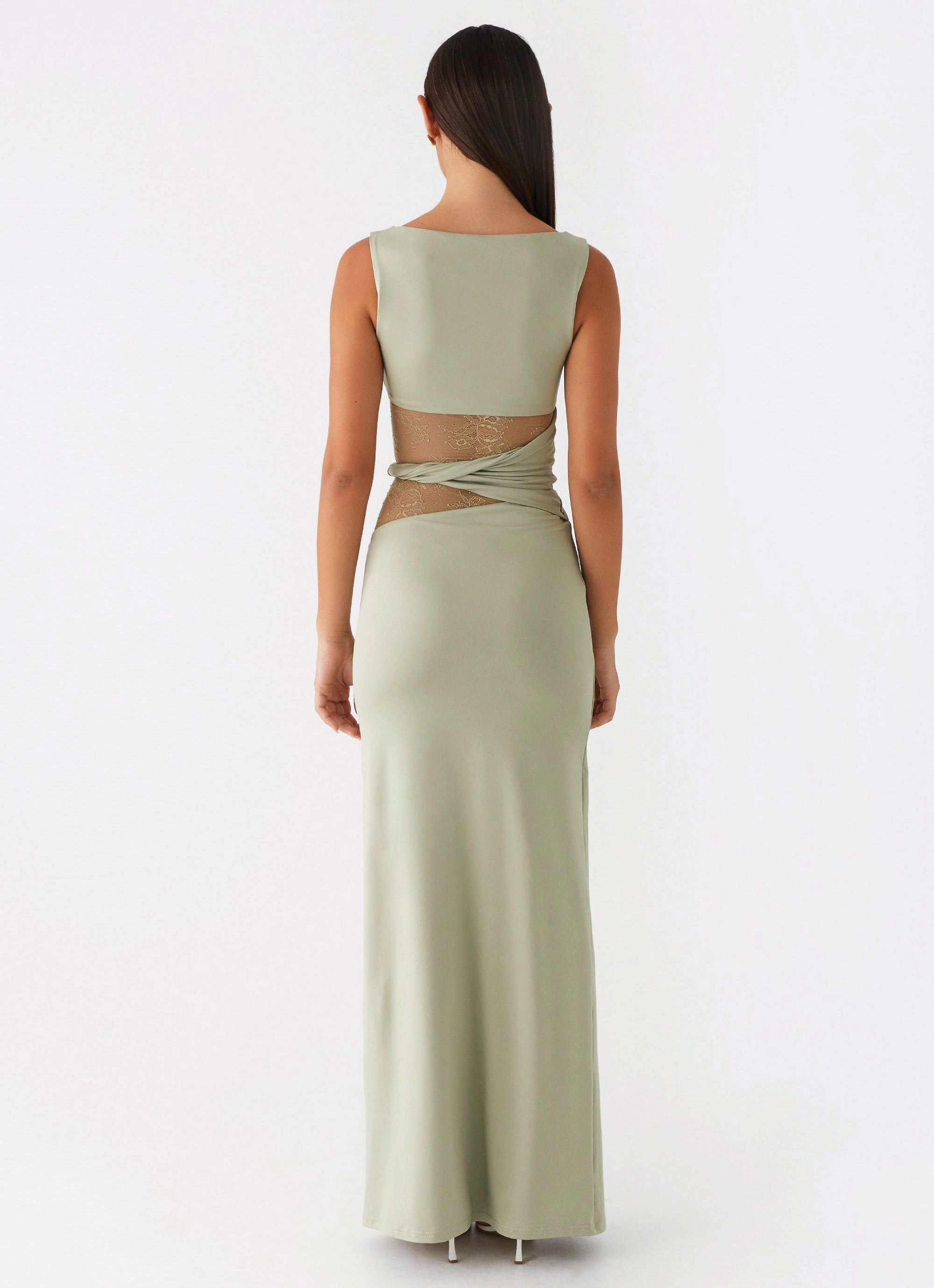 Karma Maxi Dress - Sage Warm Outerwear