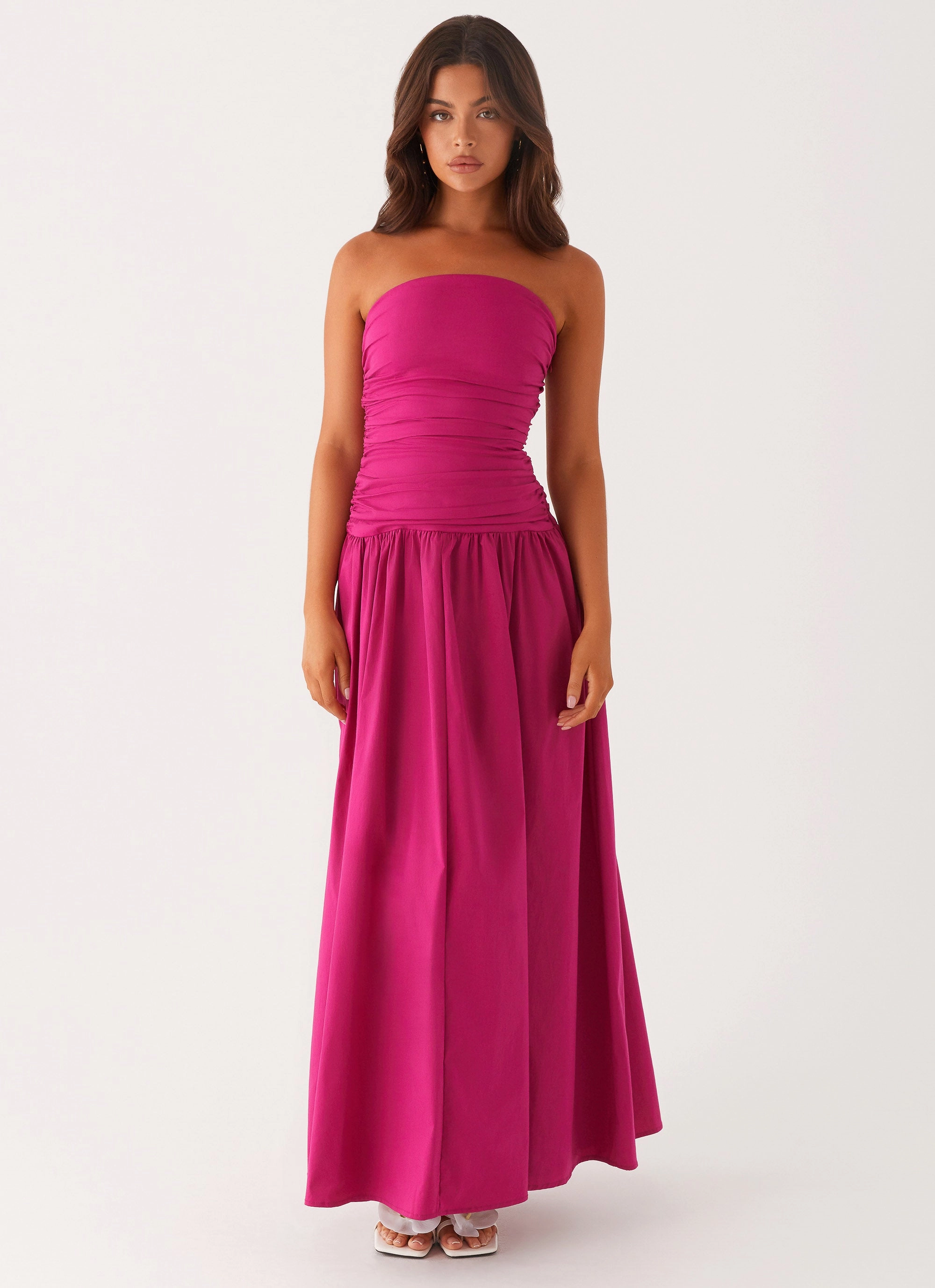 Business Attire Carmel Maxi Dress - Fuchsia