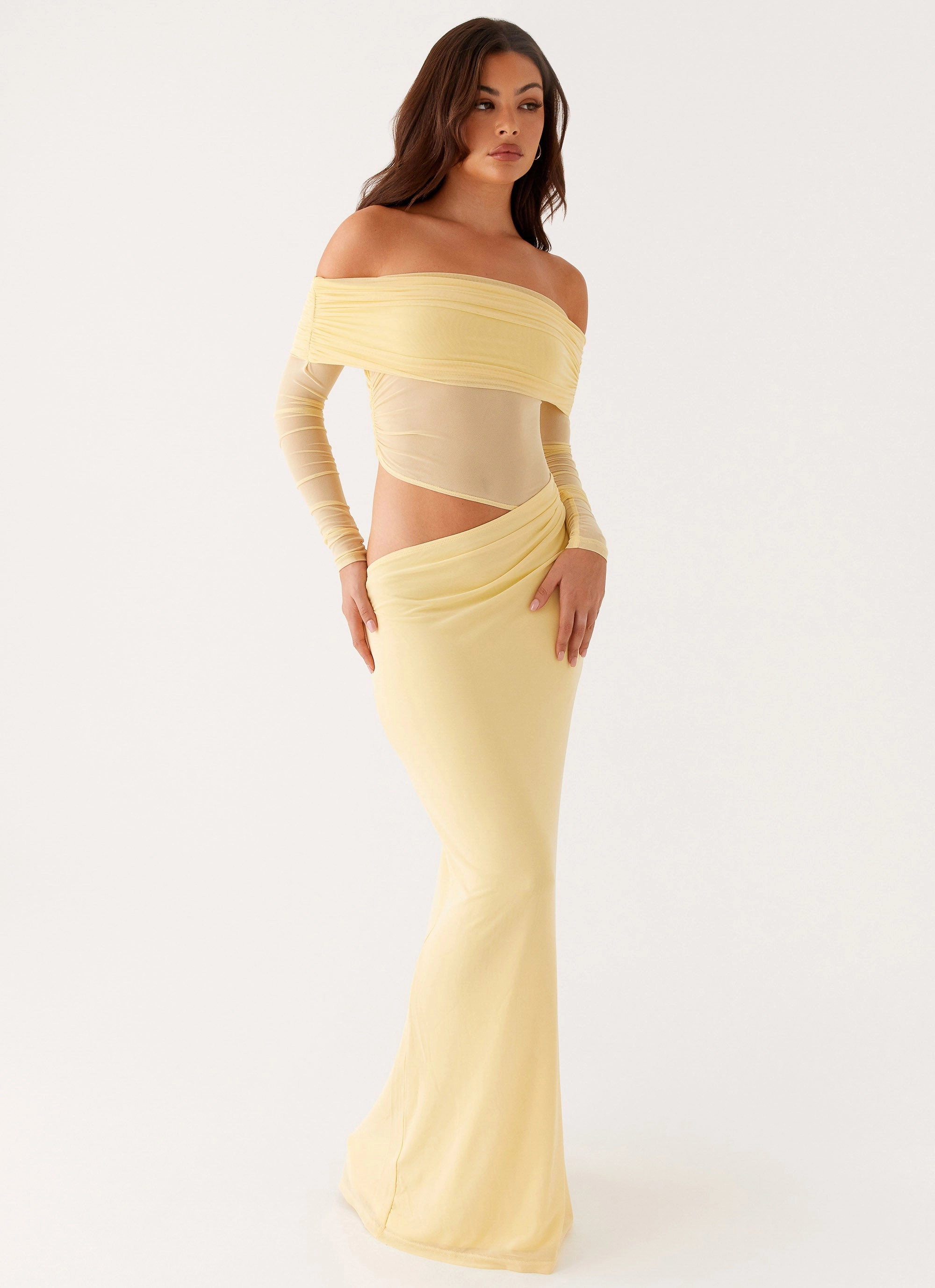 Stretch Comfort Emery Maxi Dress - Yellow