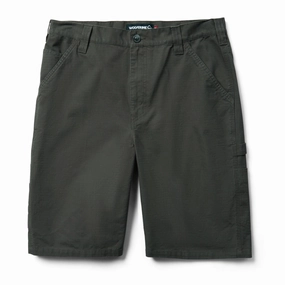 Wolverine Mens Black Olive 100% Cotton Eaton 11in Ripstop Short fresh start Breathable Side Vents
