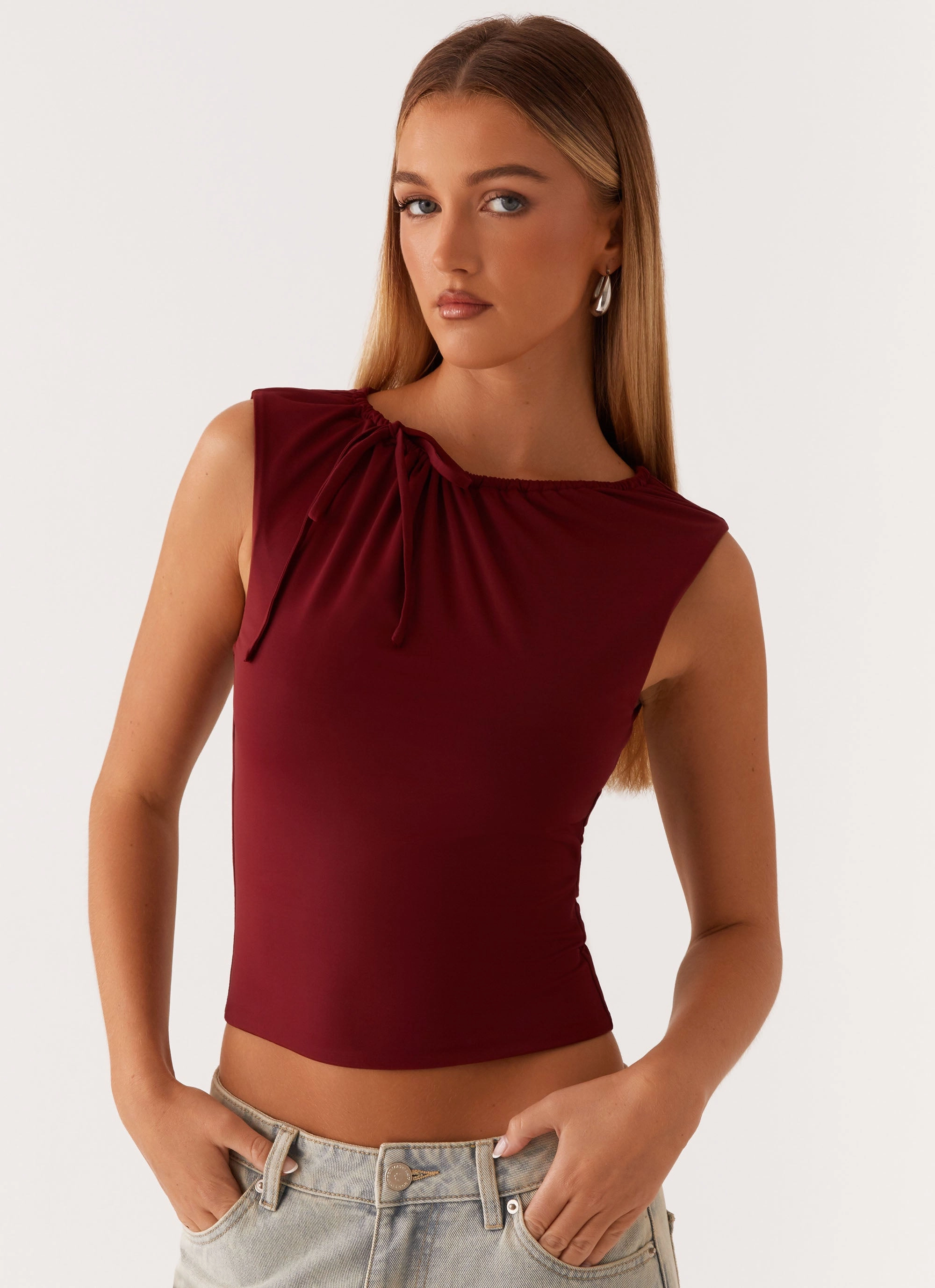 Darlee Tank Top - Mulberry NonRestrictiveSilhouette