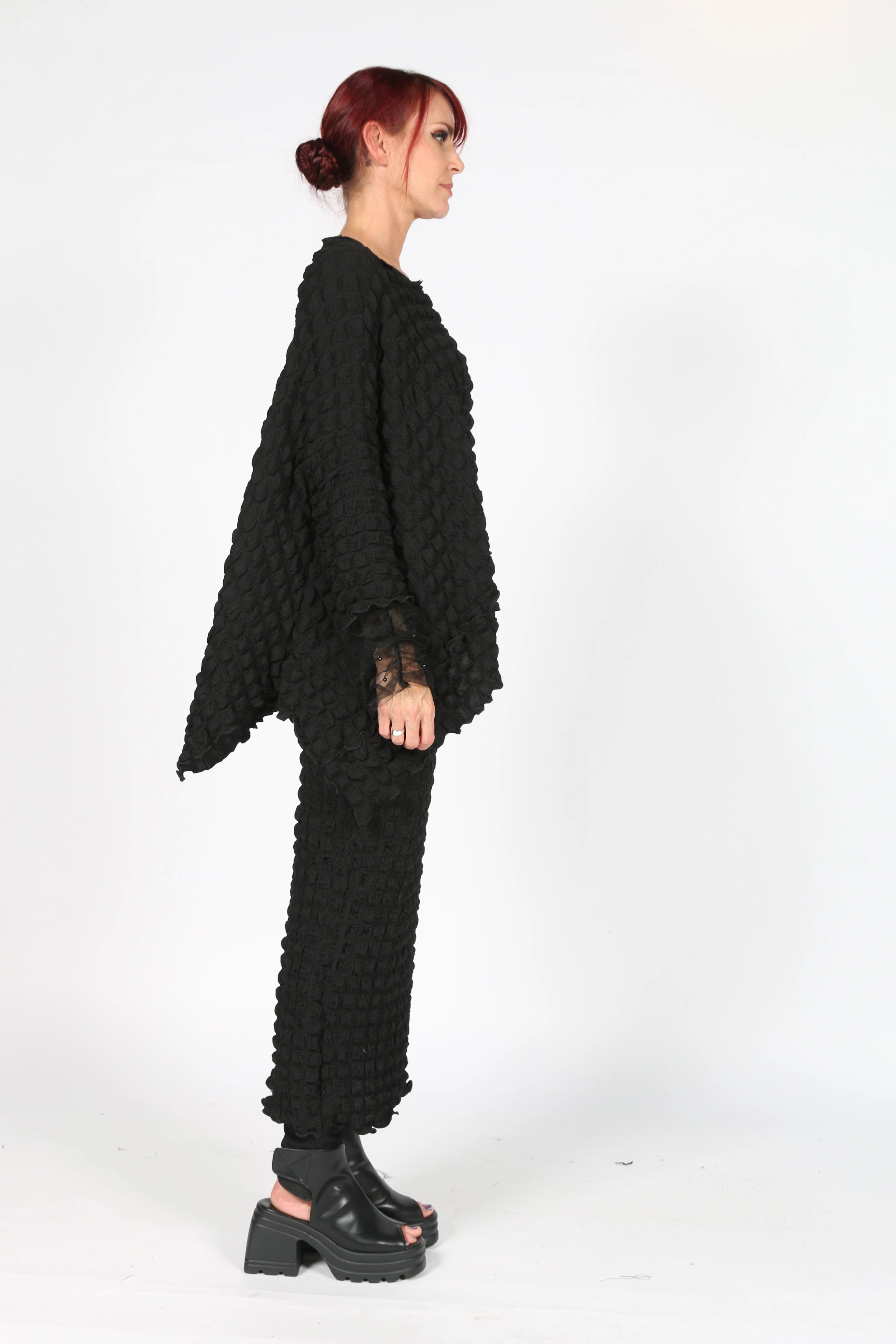 Pencil skirt Suede Feel Laidback Feel