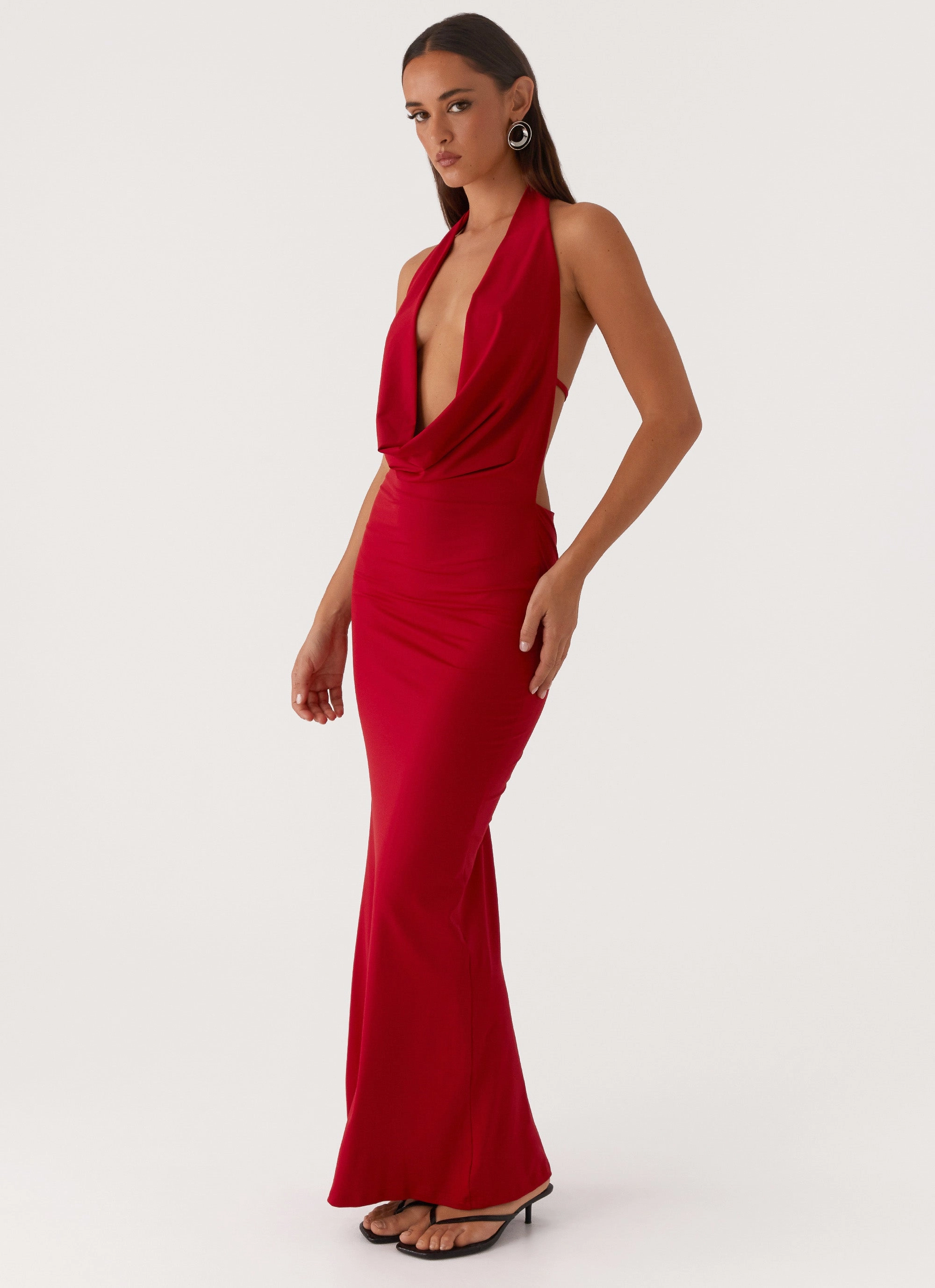 Dedicated Maxi Dress - Red Timeless Appeal