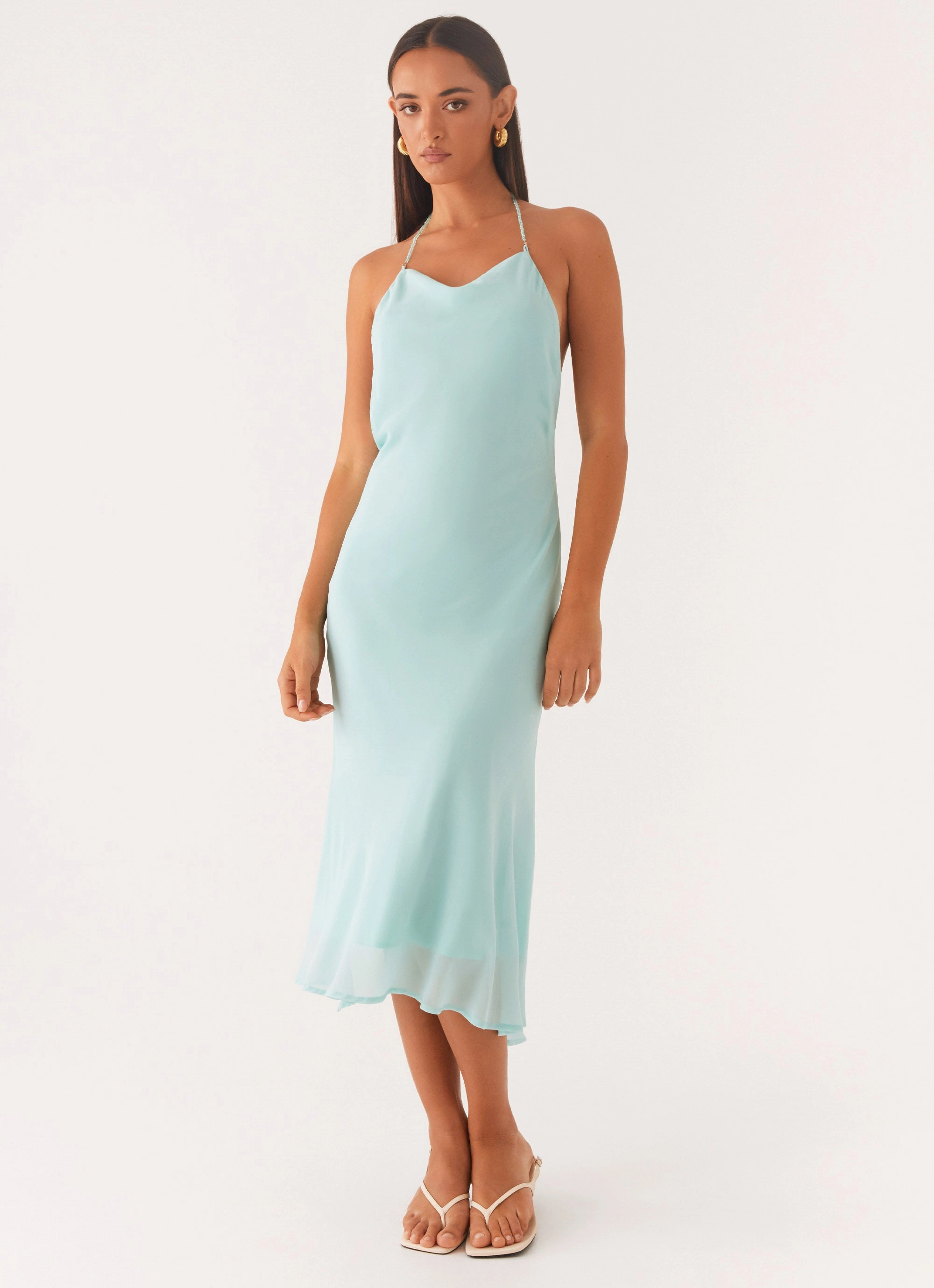 Deep Dive Midi Dress - Pale Blue Relaxed and stylish Perfect Layers