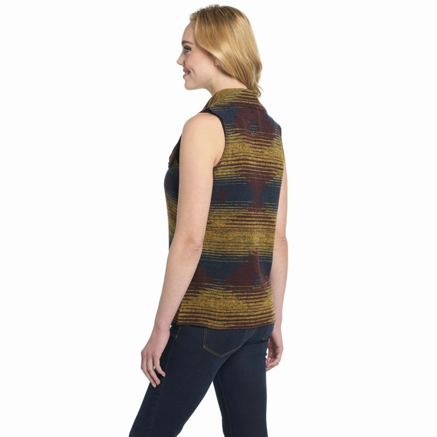 Cripple Creek Womens Open Front Blanket Wrap Stunning Skies 100% Polyester Vest Flexible Armholes Seamless Shoulder Construction