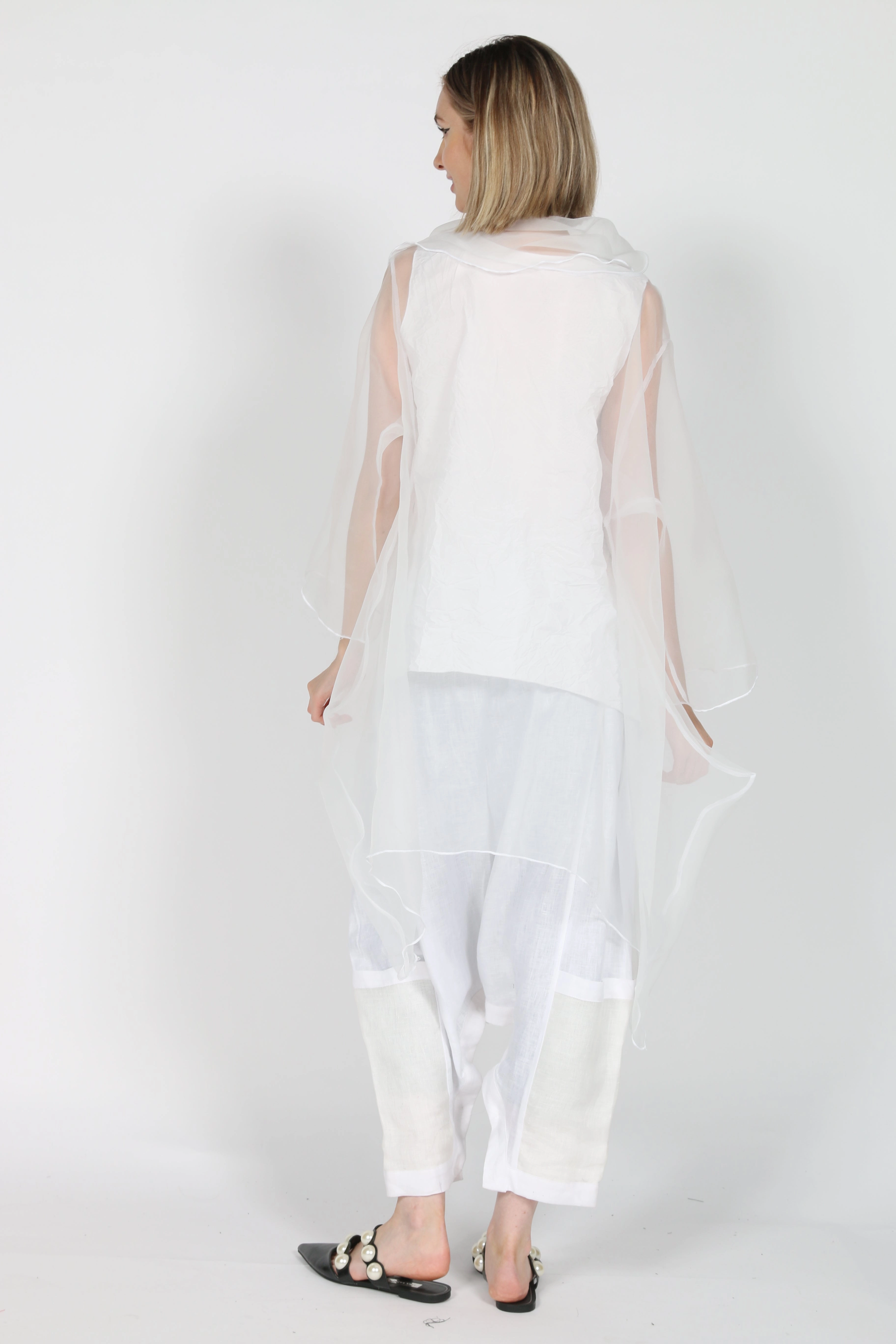 Linen blend Lipantalon