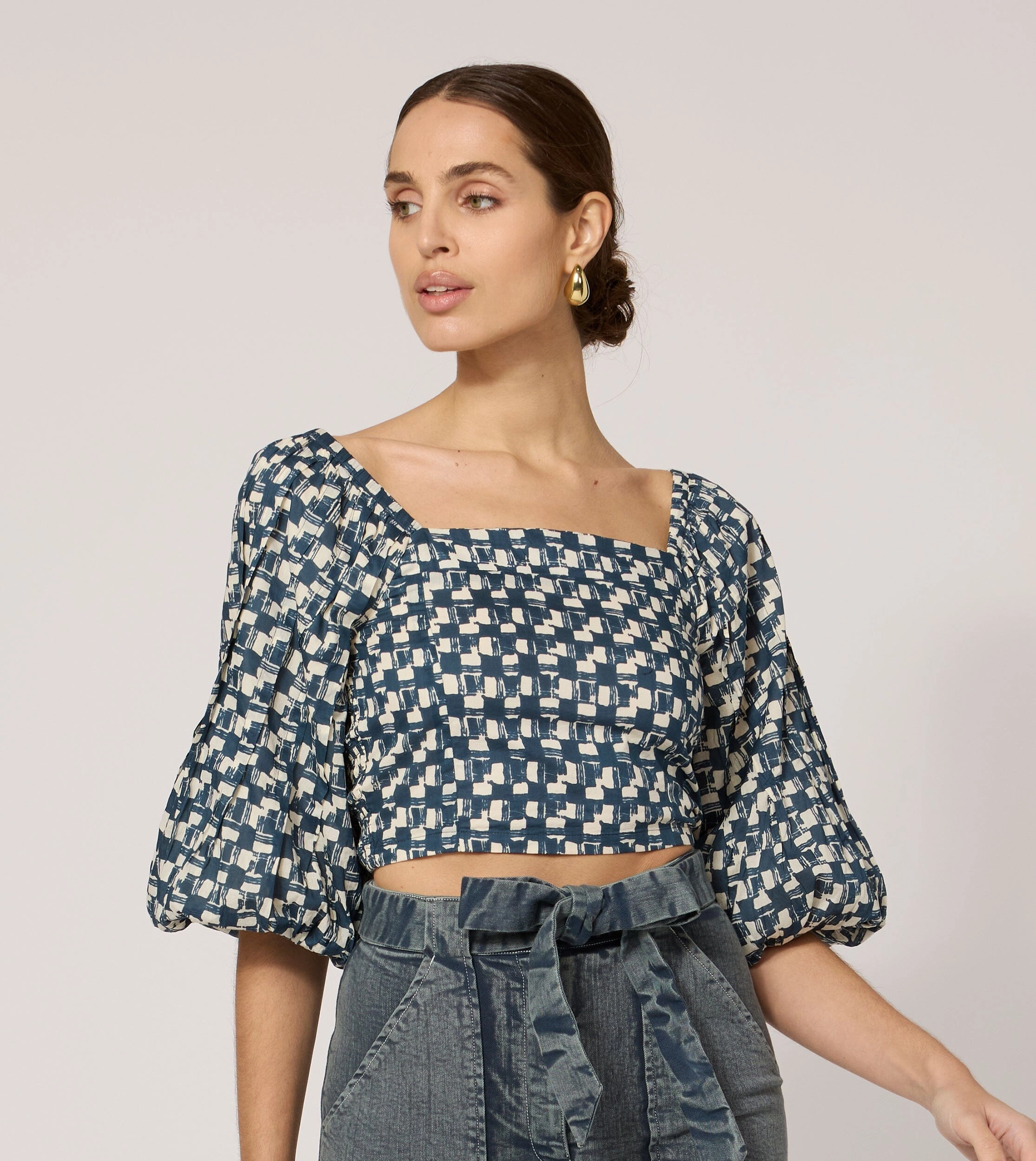 Agatha Top | Biarritz Interlock Weave Sporty T-shirt