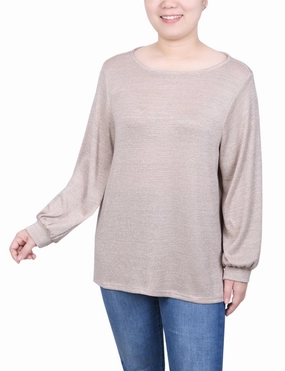 Long Sleeve Tunic Top Durable Reinforced Hem Ergonomic Pattern Design