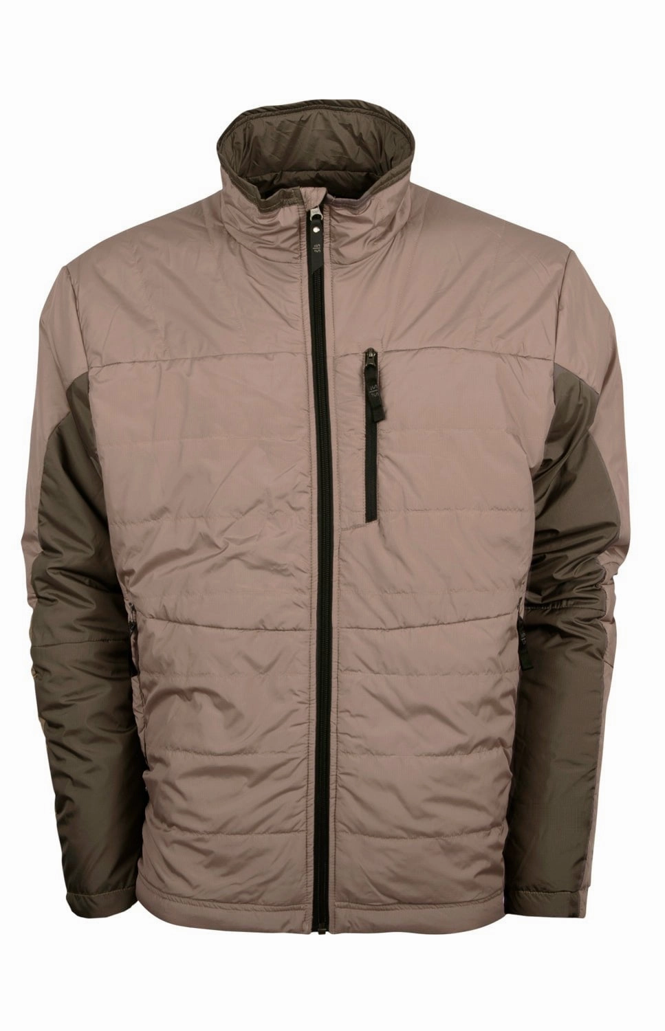 Multi Pocket Design STS Ranchwear Mens Sterling Khaki/Olive 100% Polyester Softshell Jacket