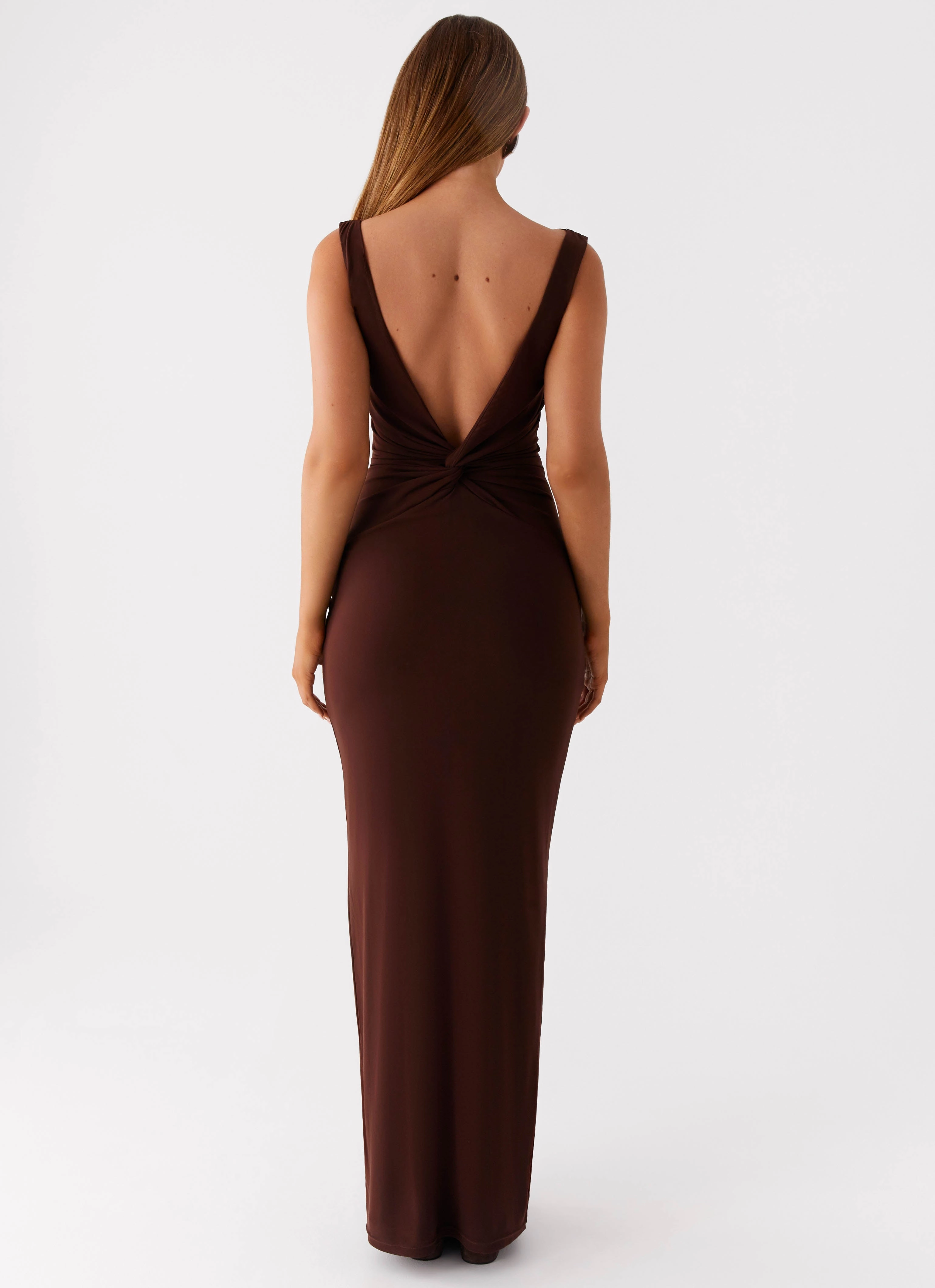 Earthbound Muse Maxi Dress - Chocolate Insulated Winter Wear