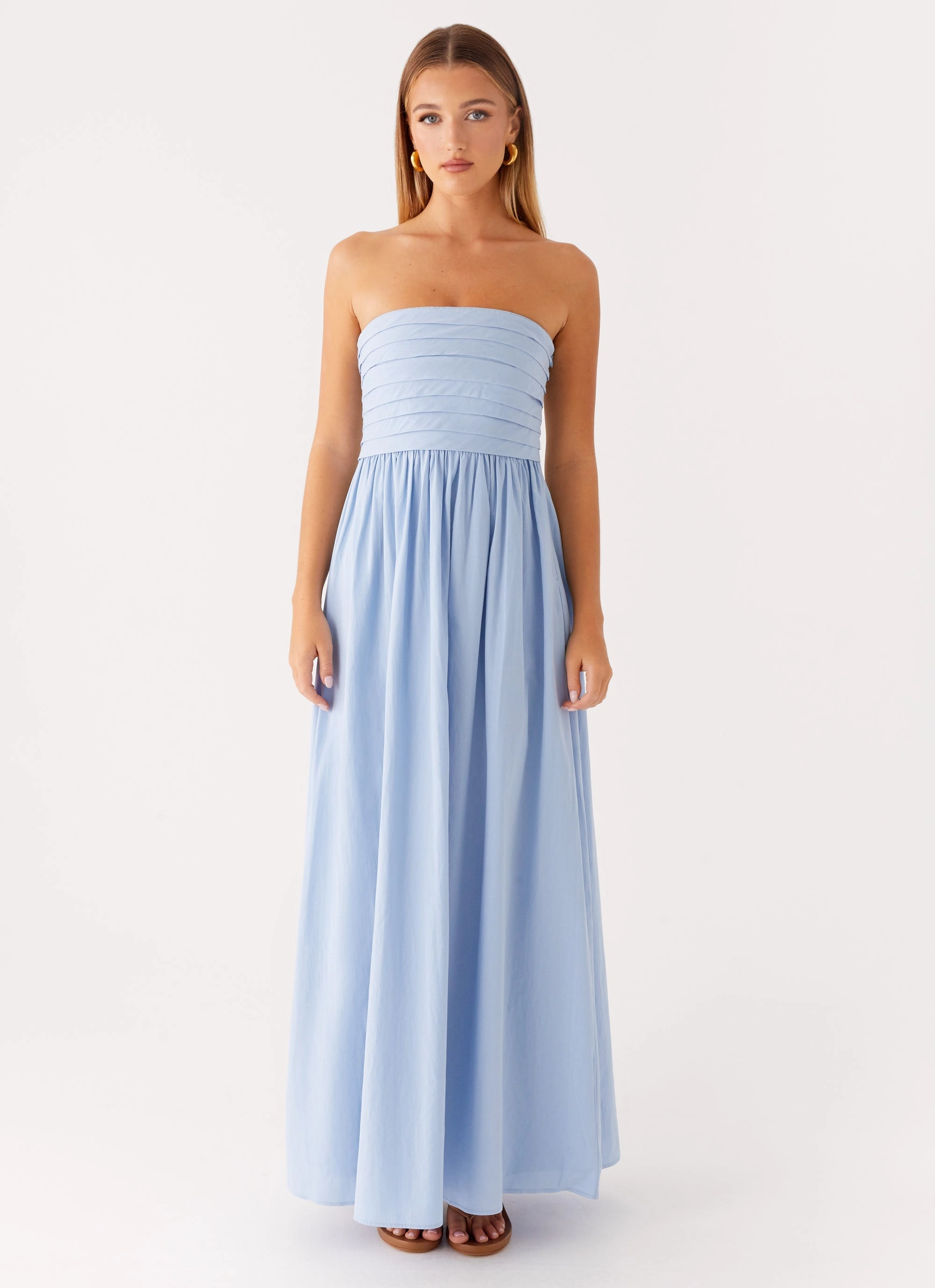 Street Edge Tamia Maxi Dress - Blue