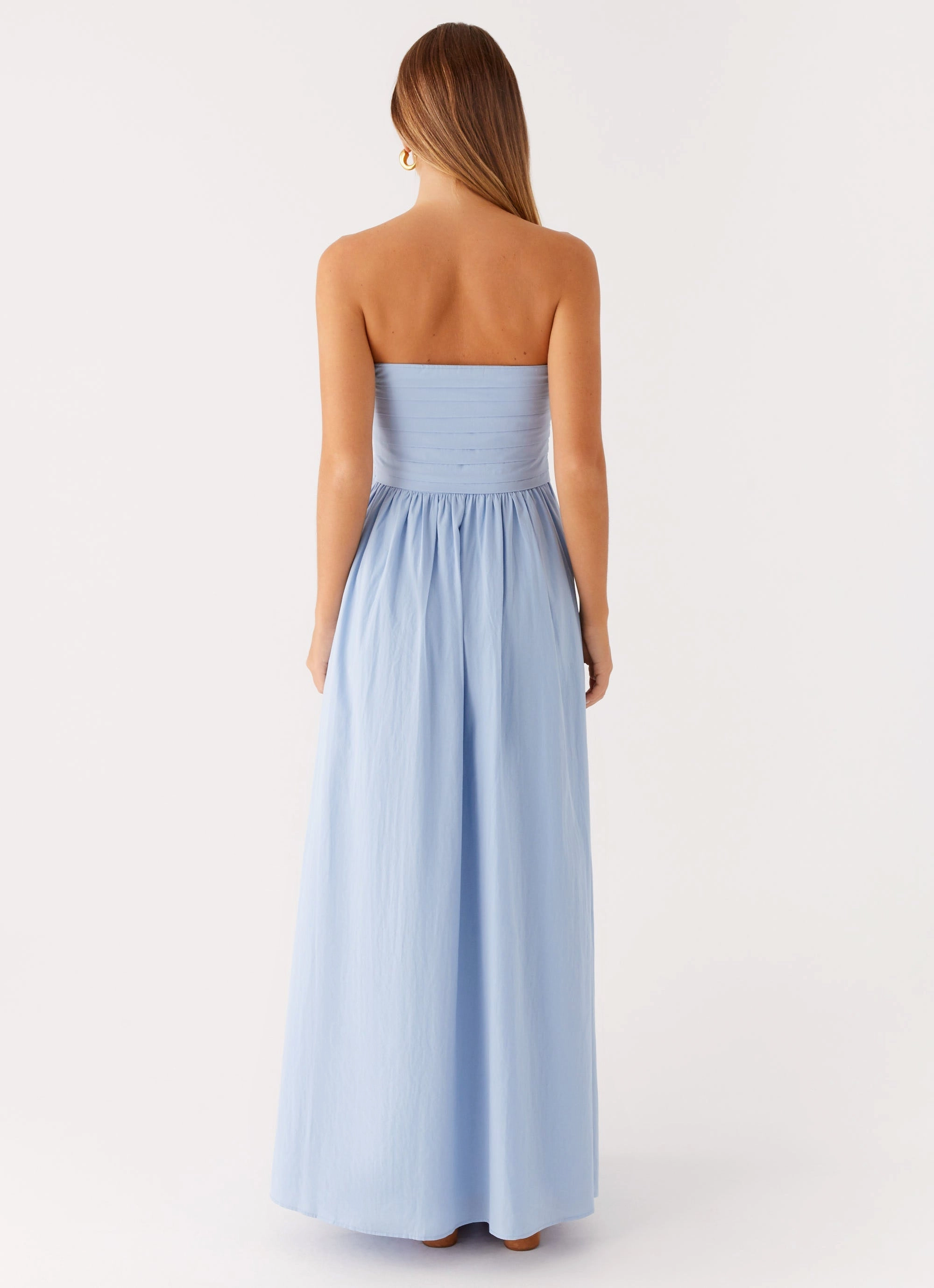 Tamia Maxi Dress - Blue Travel Vibe Classic Fit
