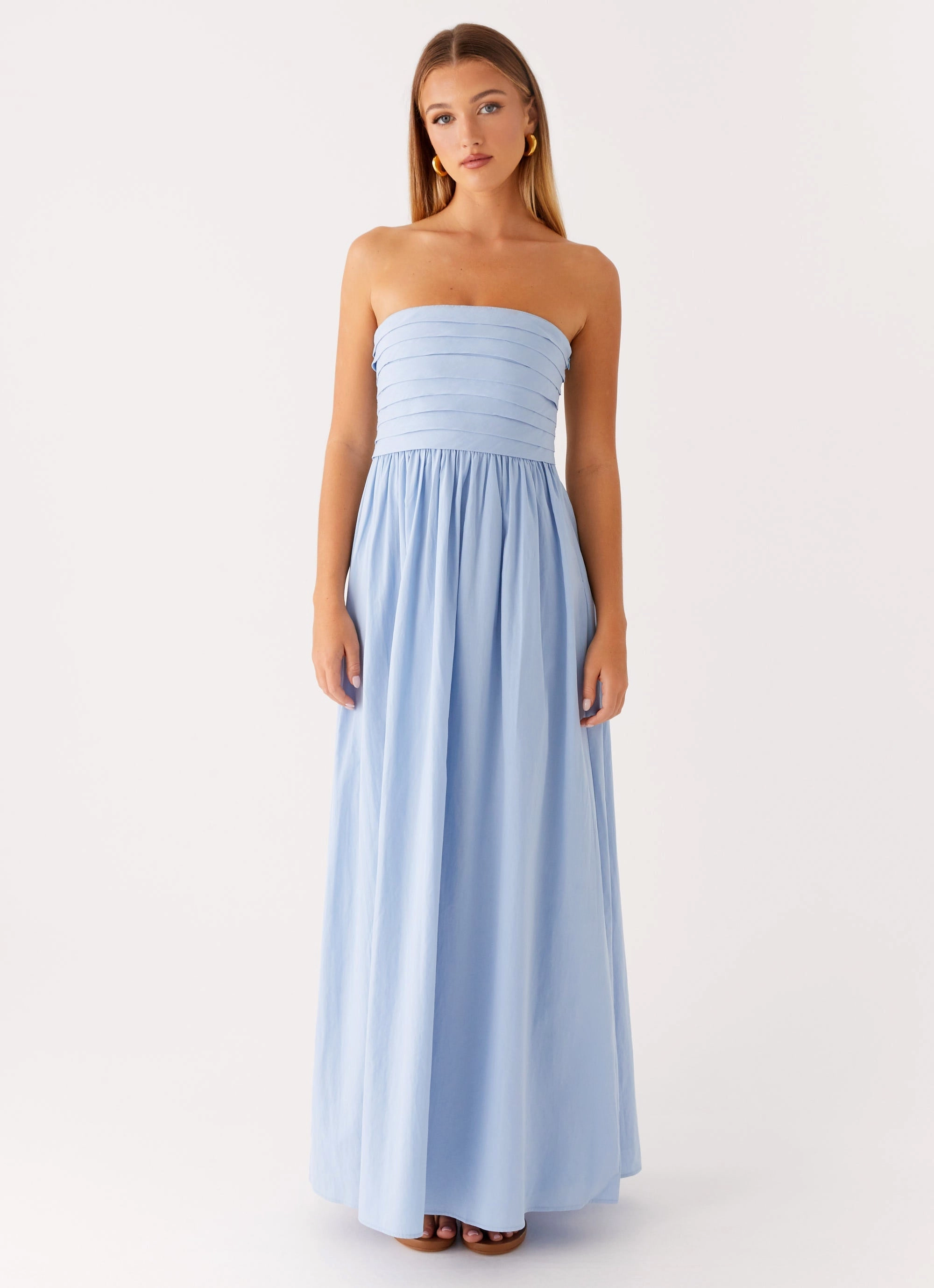 Tamia Maxi Dress - Blue Formal Setting