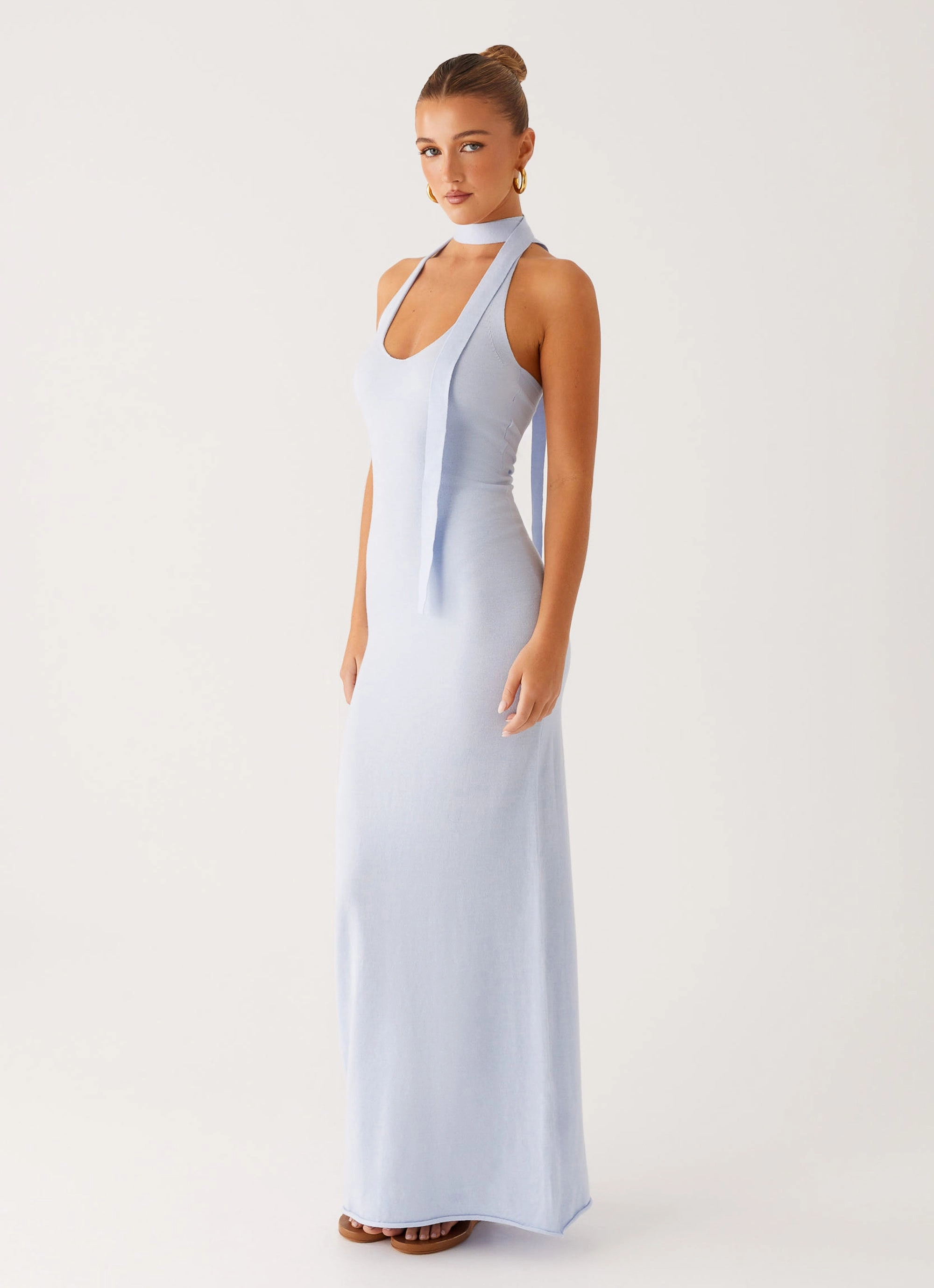 BreathableLining Eddie Knit Maxi Dress - Blue