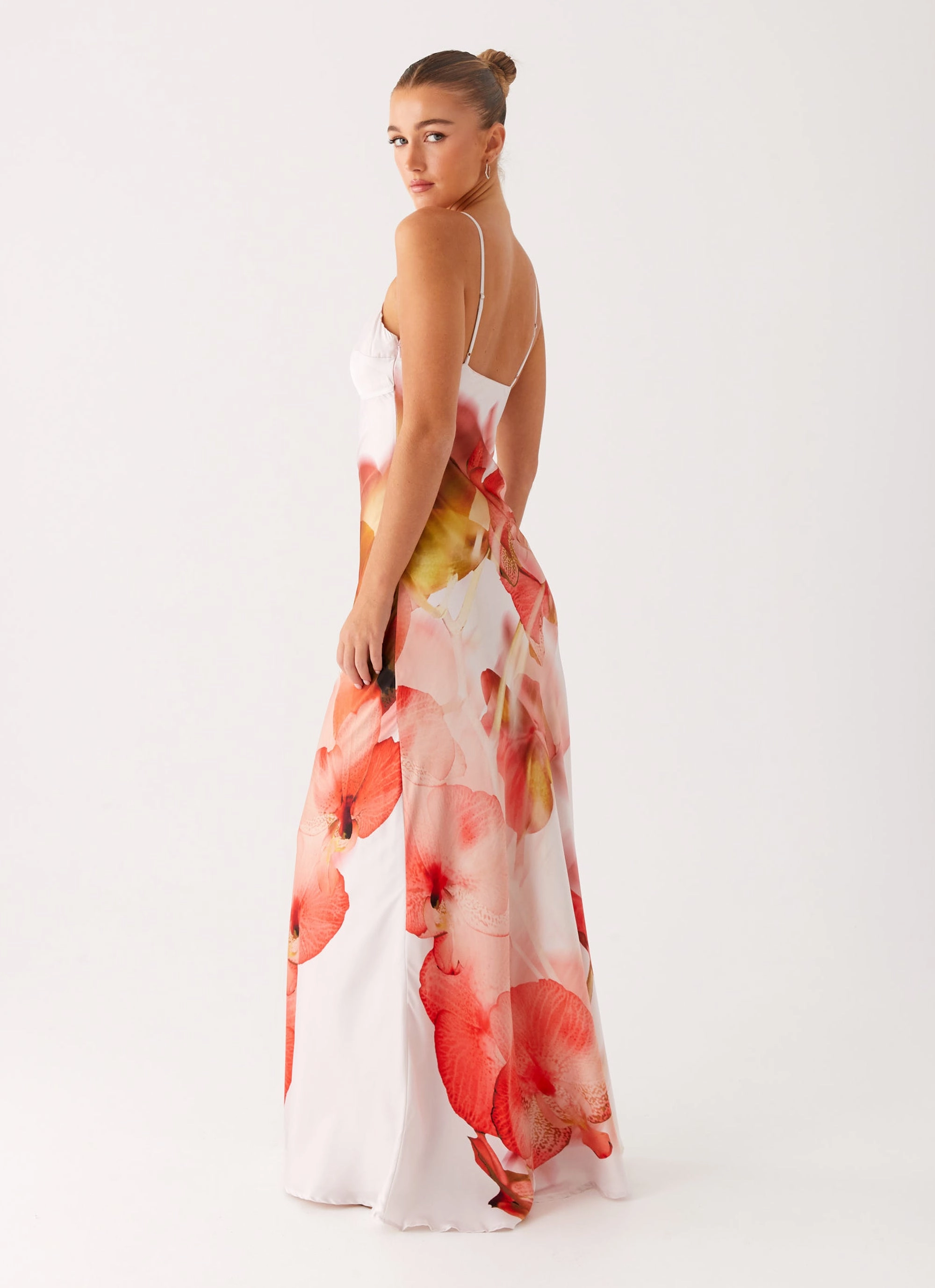 Pacha Maxi Dress - Peach Rose Trendy Silhouette Pure Lines