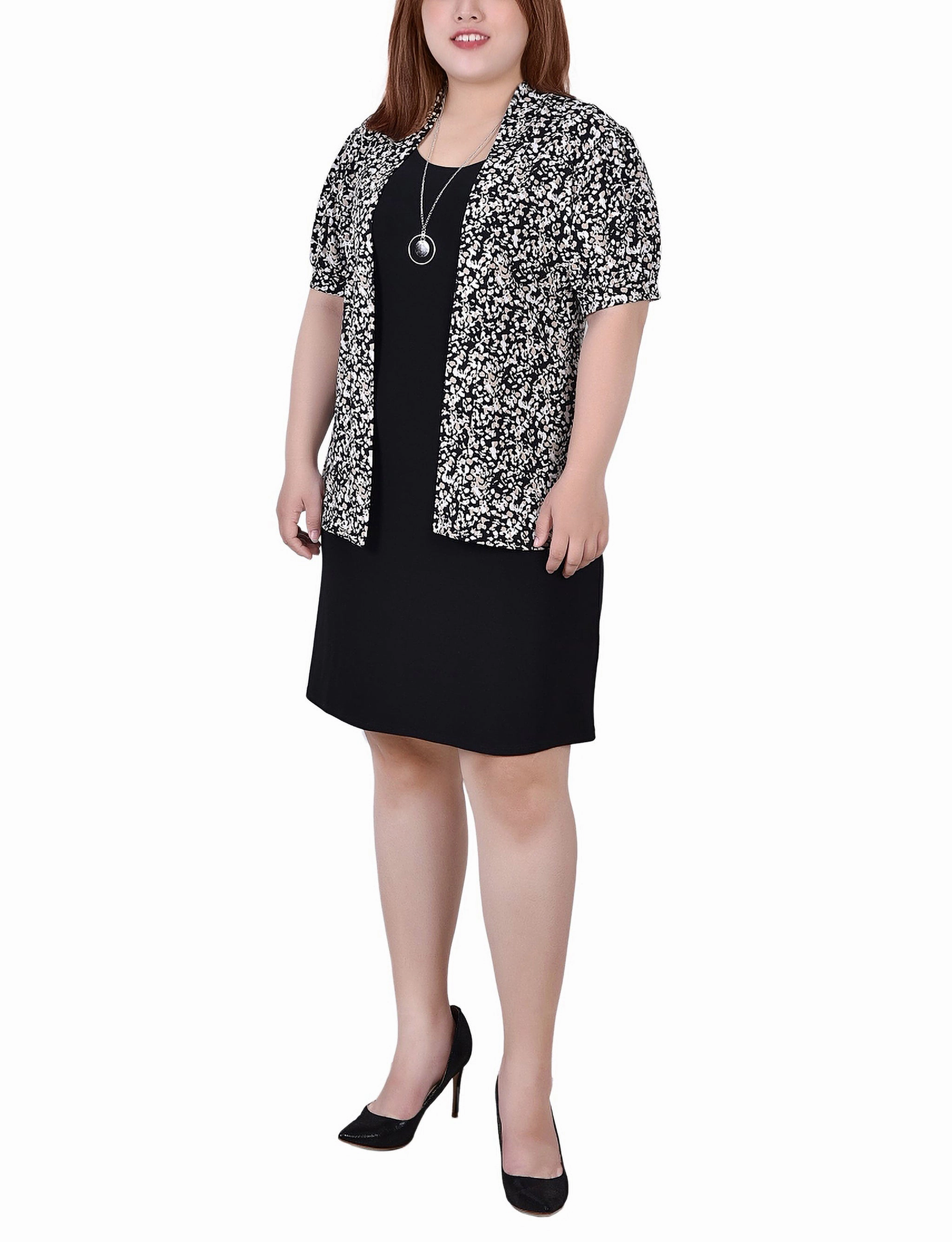 Plus Size Two Piece Dress Set Subtle Glow