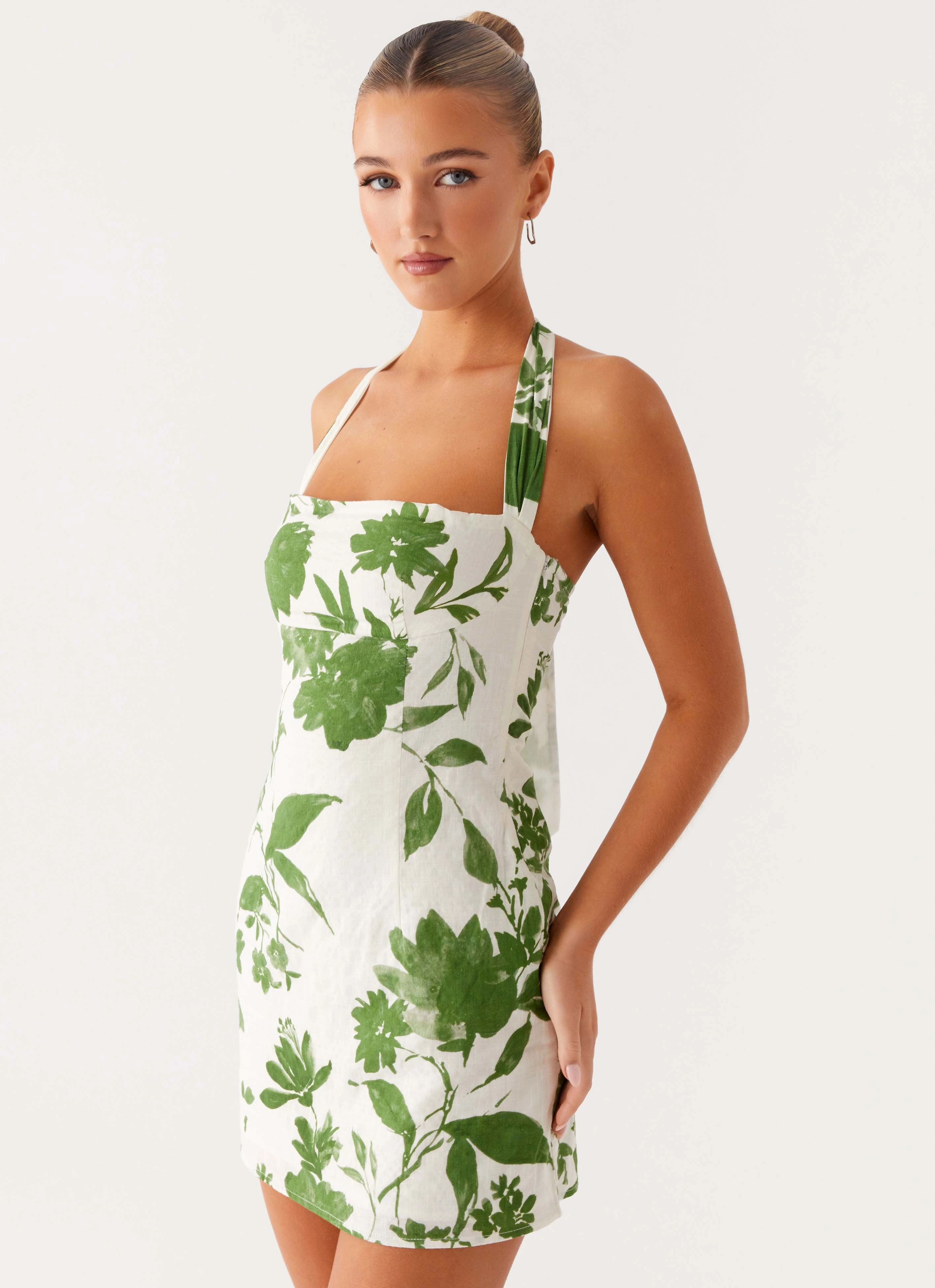 Melora Mini Dress - Verdant Bloom Fashion Essentials