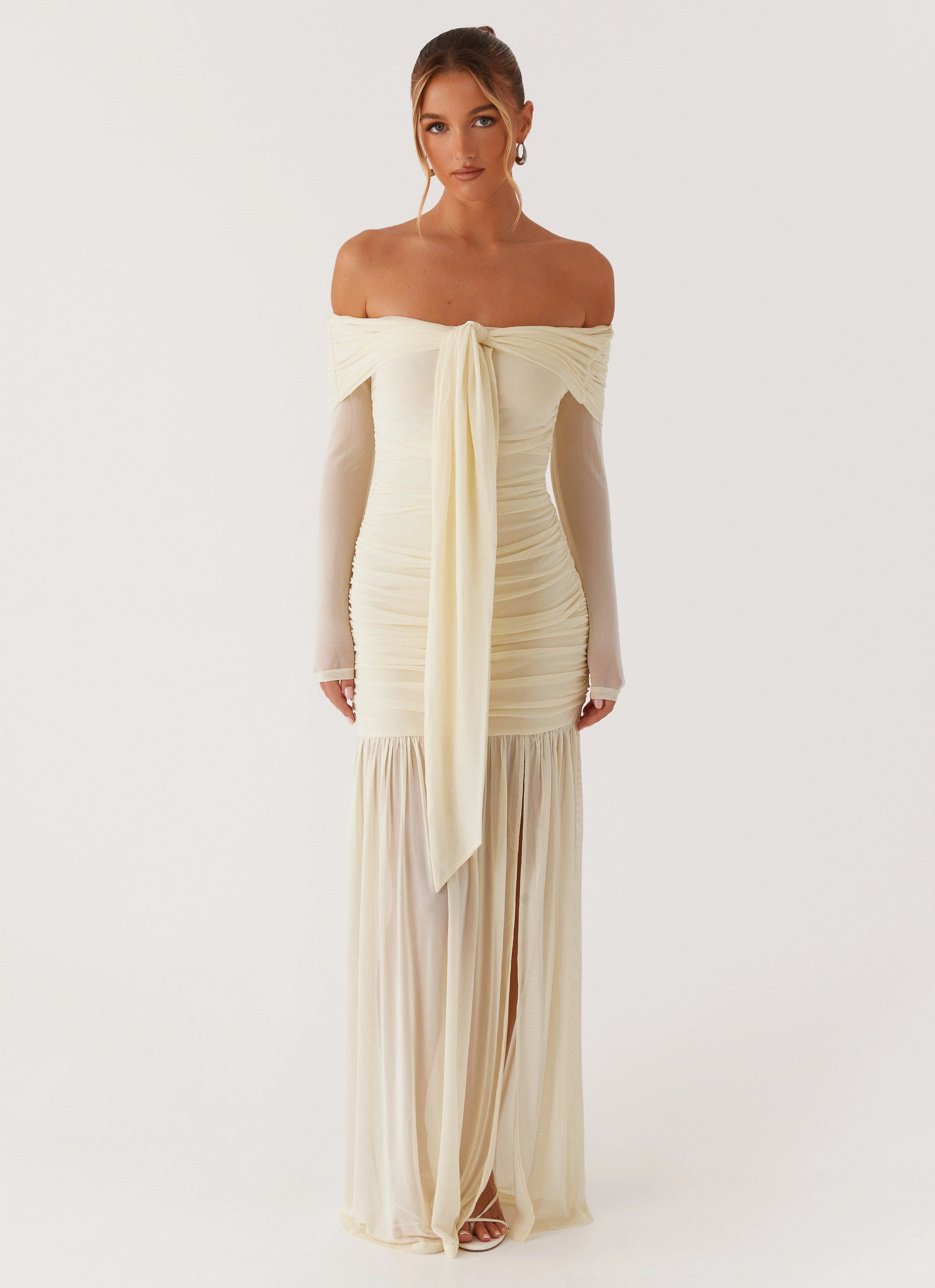 Classic Look Body Harmony Ginny Maxi Dress - Yellow