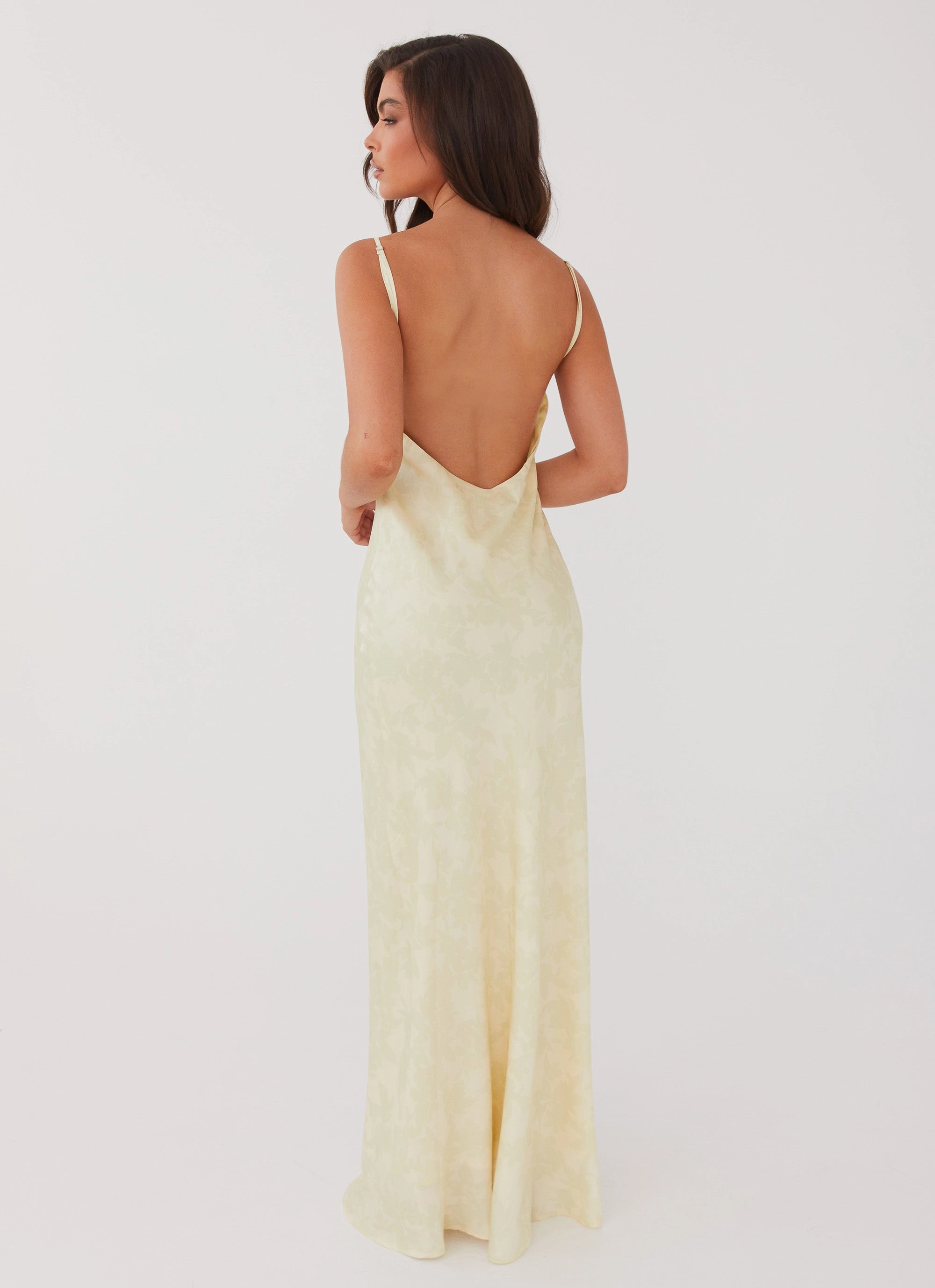 Sorrento Sun Maxi Dress - Yellow Floral Formal Outerwear