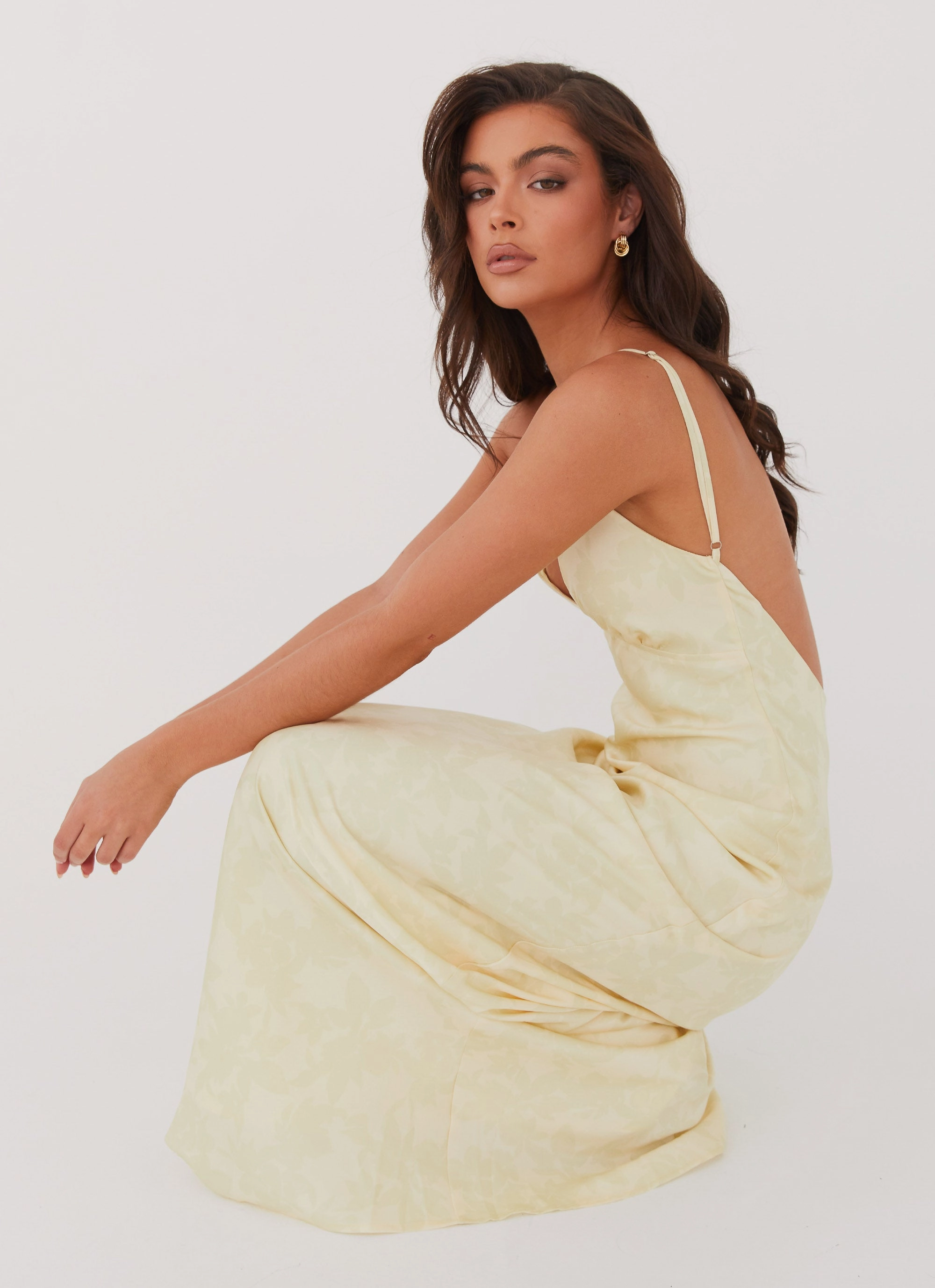 Sorrento Sun Maxi Dress - Yellow Floral Lightweight Jacket