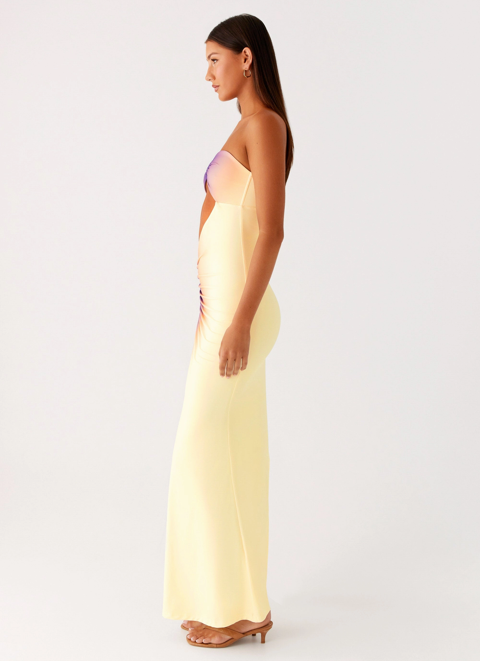 Evening Out Ellisah Ombre Maxi Dress - Sunrise Ombre
