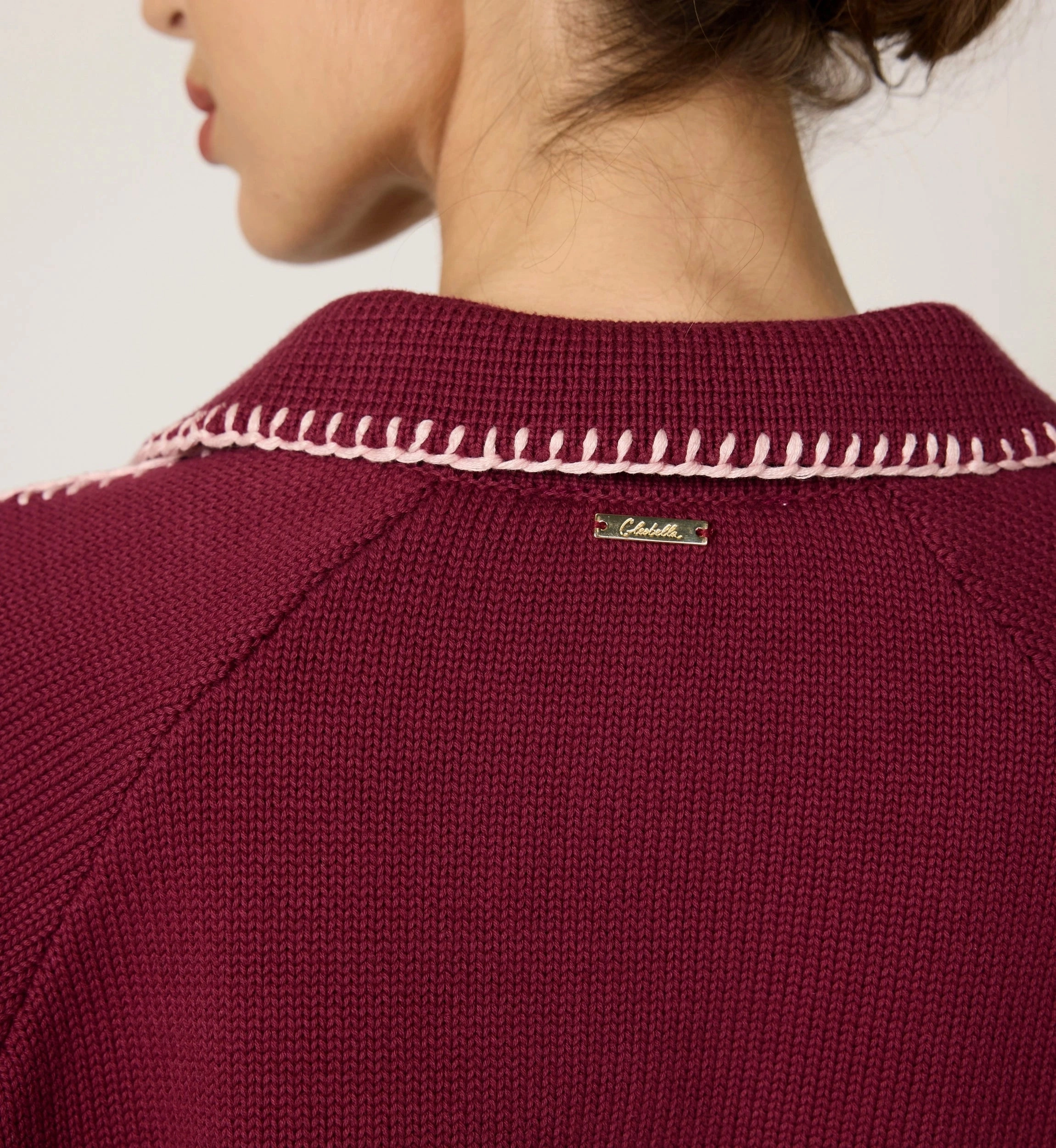 HighElasticity Elly Sweater | Zinfandel / Ivory