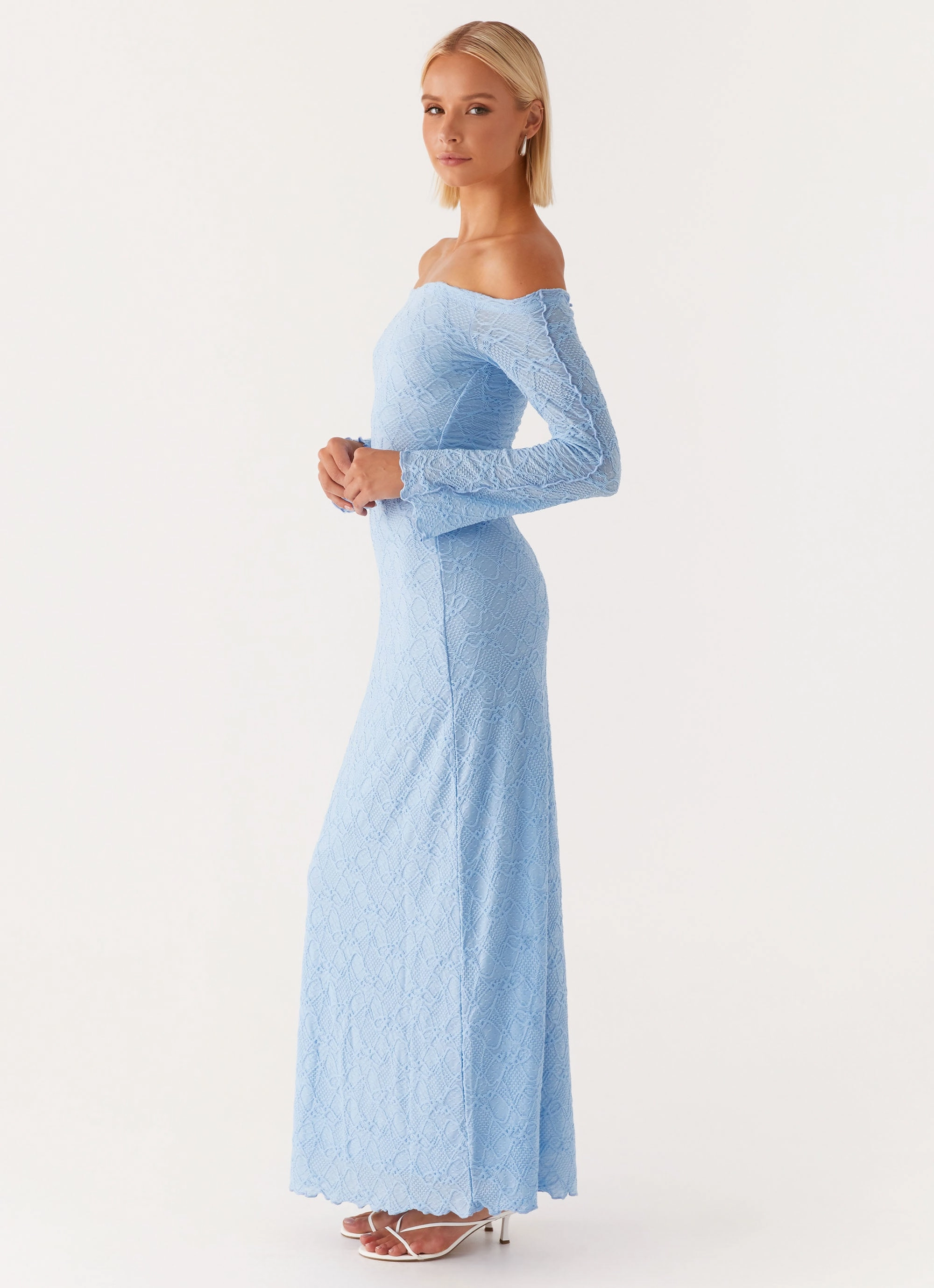 Mid Length Elouera Maxi Dress - Baby Blue
