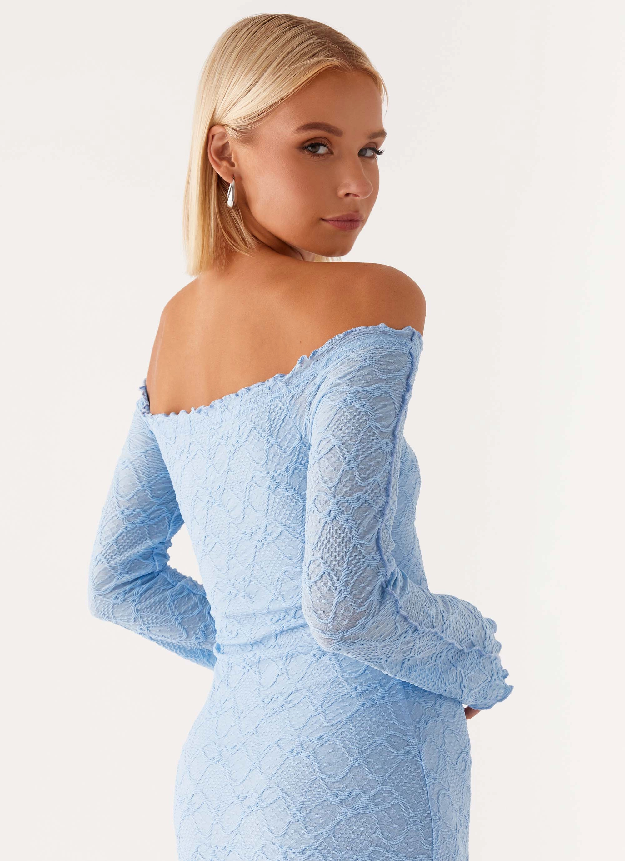Elouera Maxi Dress - Baby Blue Quick Outfit