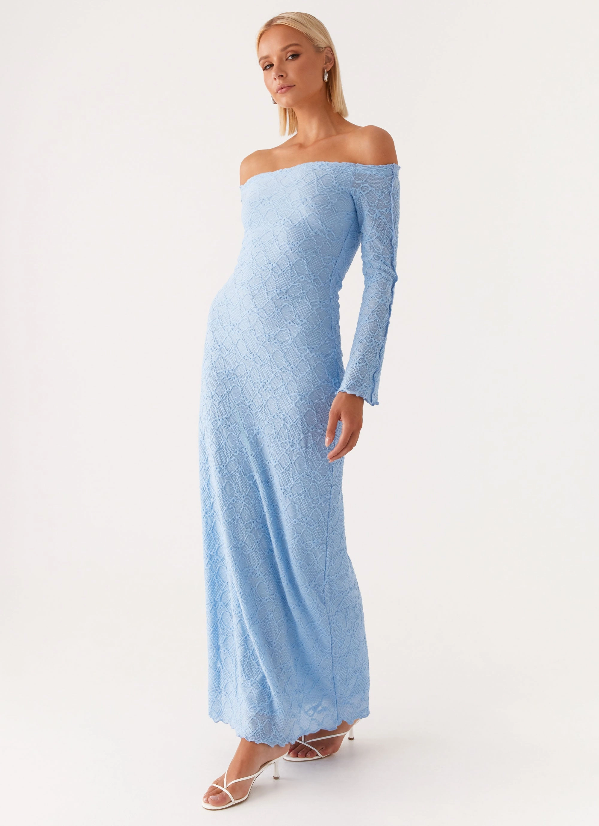 Elouera Maxi Dress - Baby Blue Comfort Layer Wear