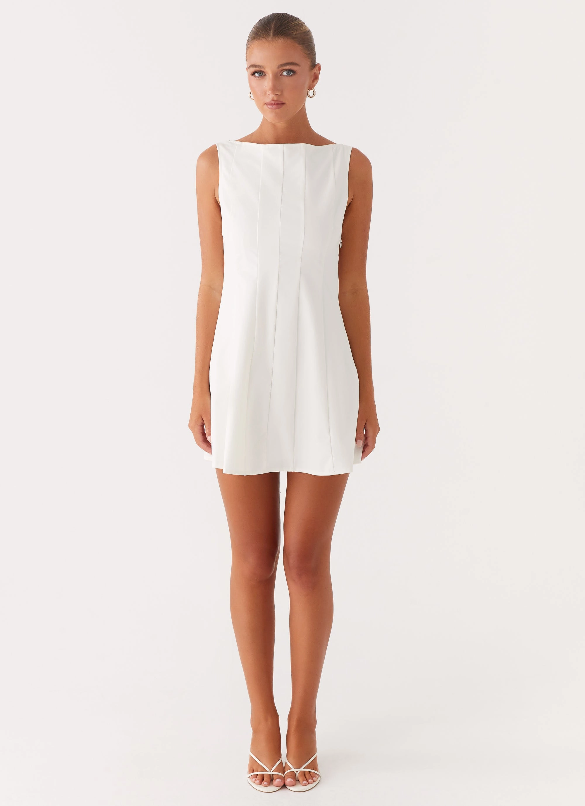 Trendy Fit Look Emelie Mini Dress - White