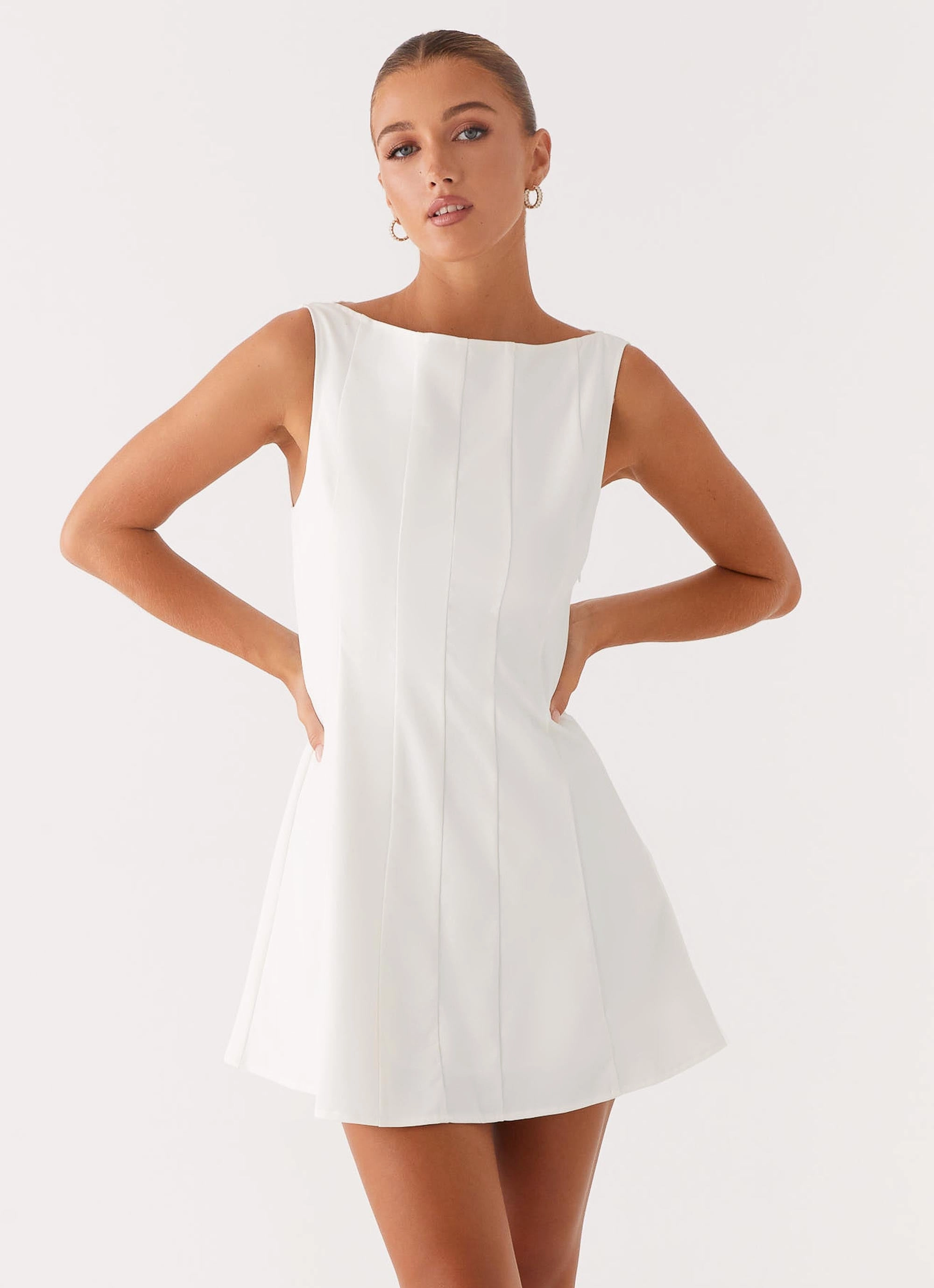 MoistureWickingTechnology Emelie Mini Dress - White