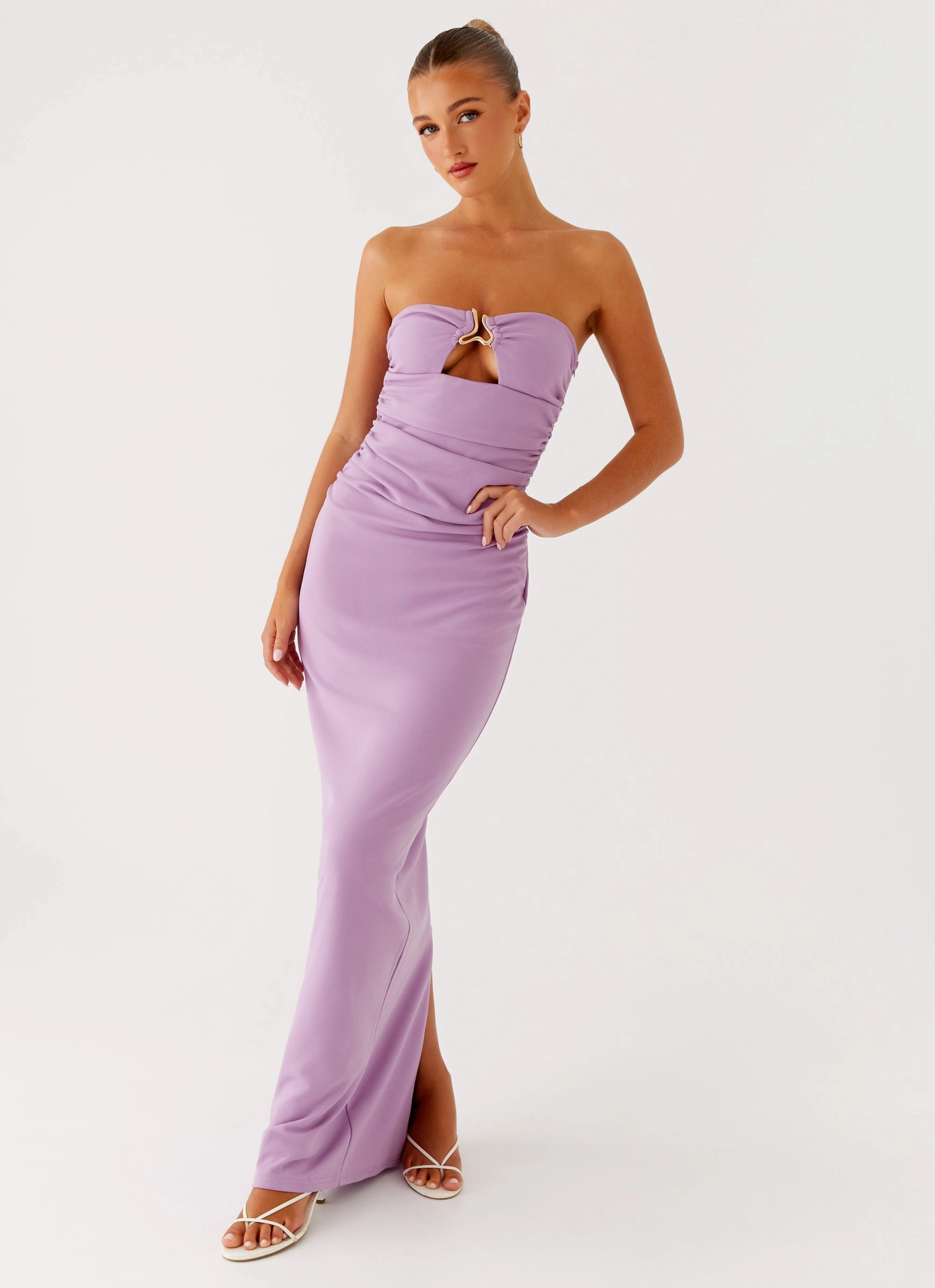 Versatile Wear Petite friendly Eryn Maxi Dress - Lilac