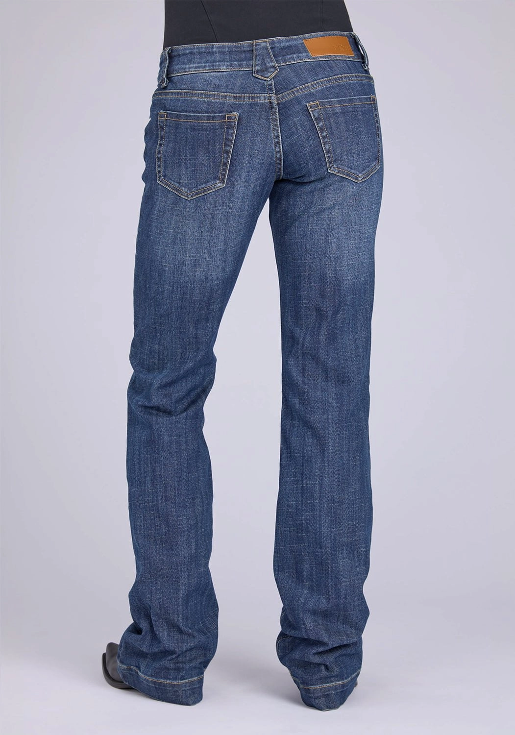 Tin Haul Womens 280 Rosie Fit Flaps Blue Cotton Blend Go To Jeans classic clothing