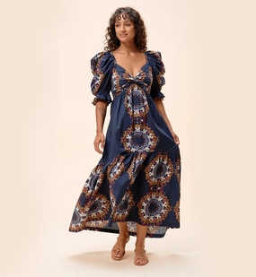 Jewel Ankle Dress | Venezia Blue Stylish Layering