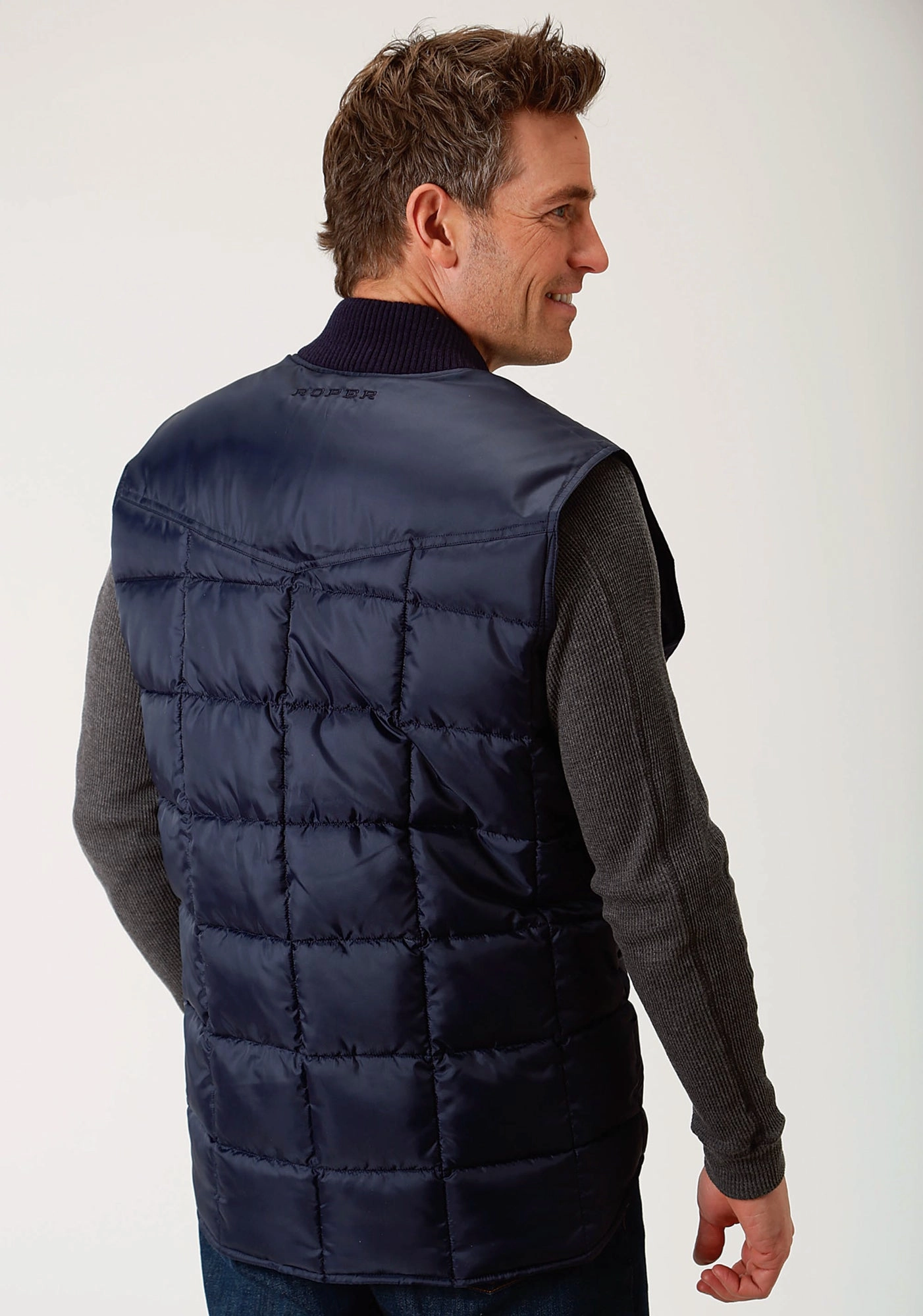 Adaptive Layering System Roper Insulated Mens Navy Blue Polyester Rangegear Vest
