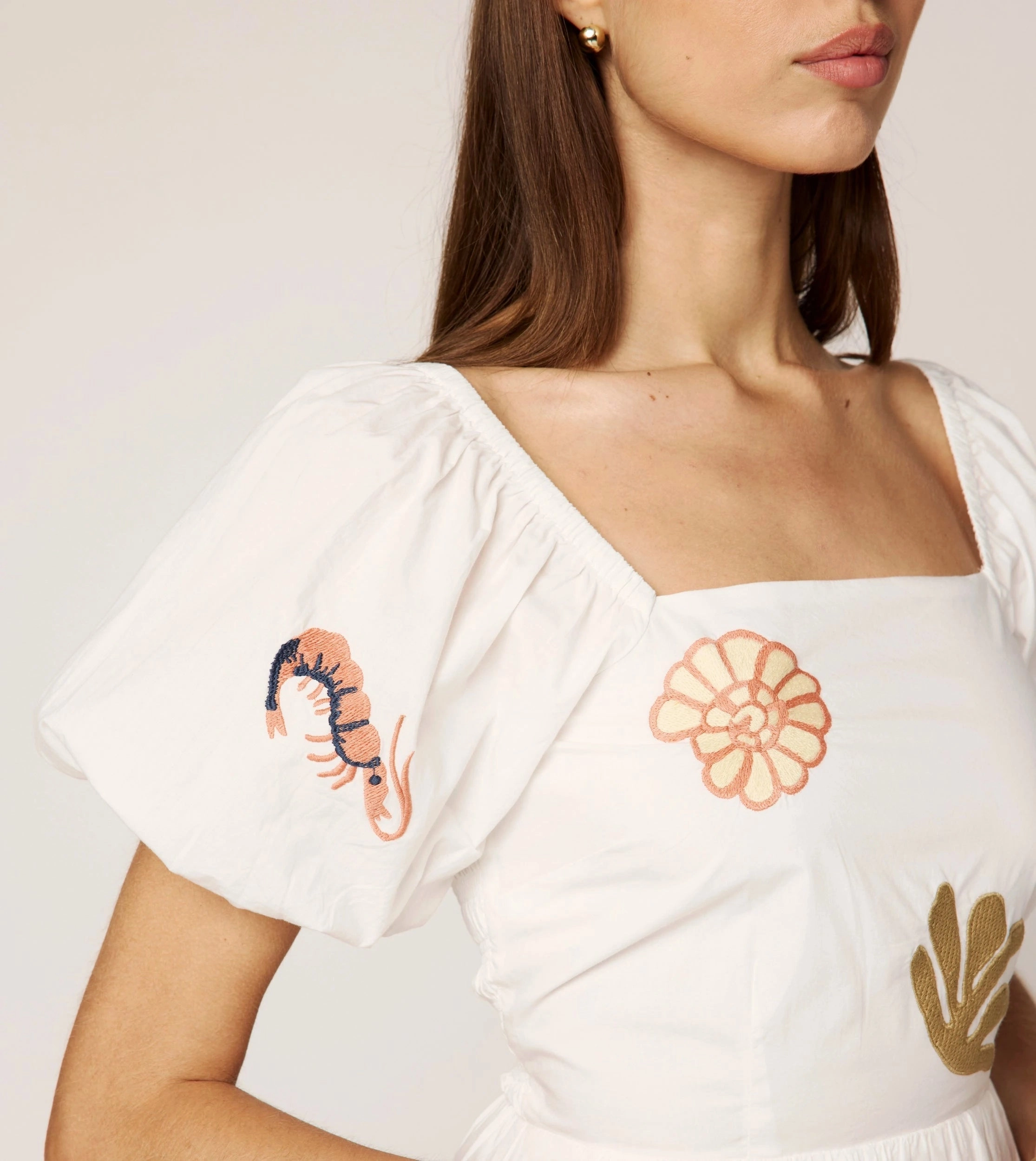 Flora Mini Dress | Ivory Multi Style Upgrade Pure Fit