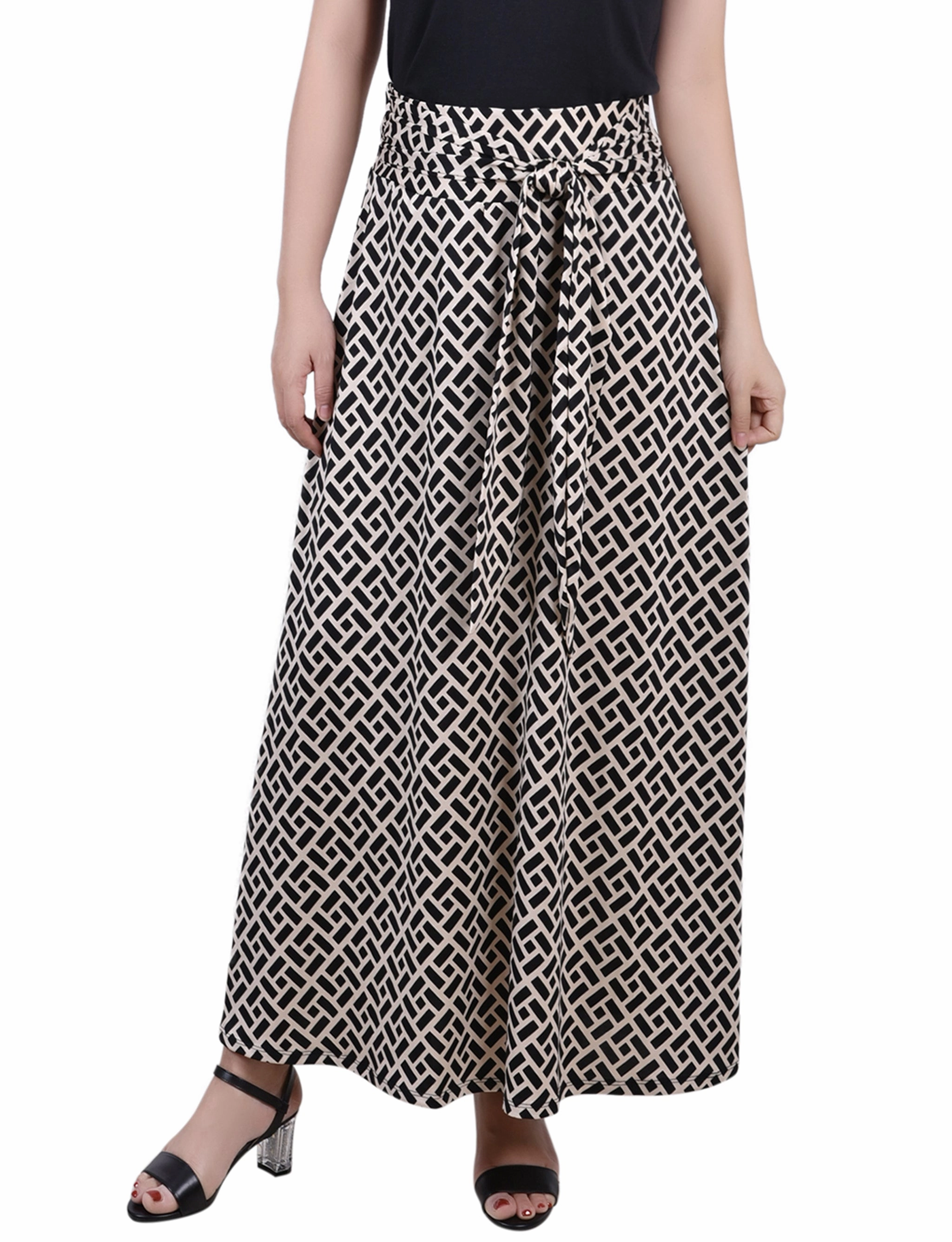 Petite Maxi Skirt With Sash Waist Tie Spring Must Have