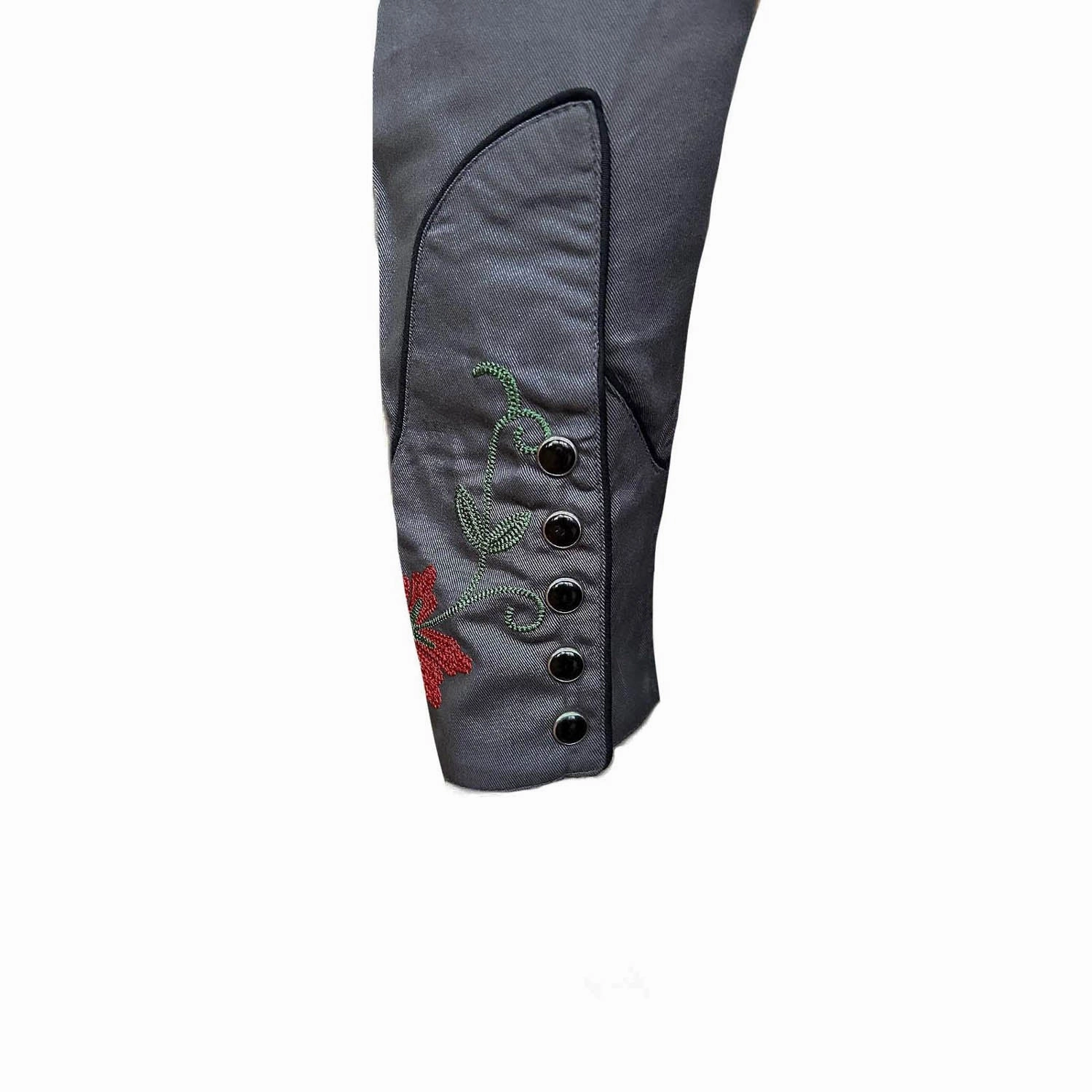 Rockmount Mens Vintage Bronc Western Grey 100% Cotton L/S Shirt Striped Design