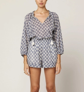 Erica Blouse | Piazze Check FrictionResistantEdges