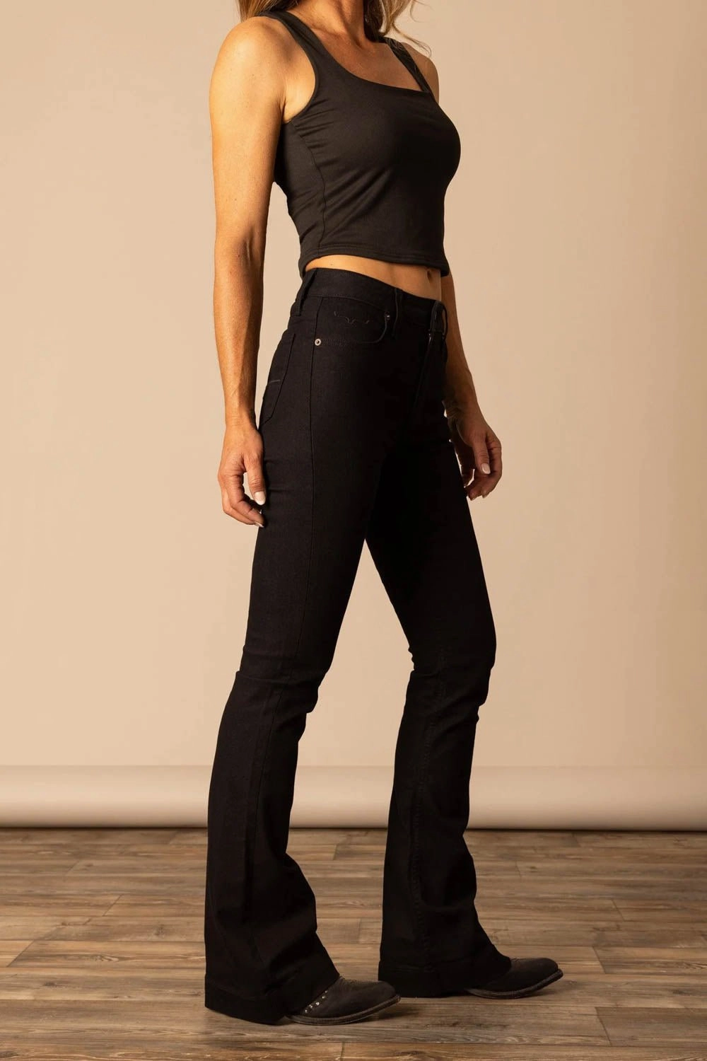 Kimes Ranch Womens Jennifer Black Cotton Blend Jeans Weekend Style Modern Clean Base