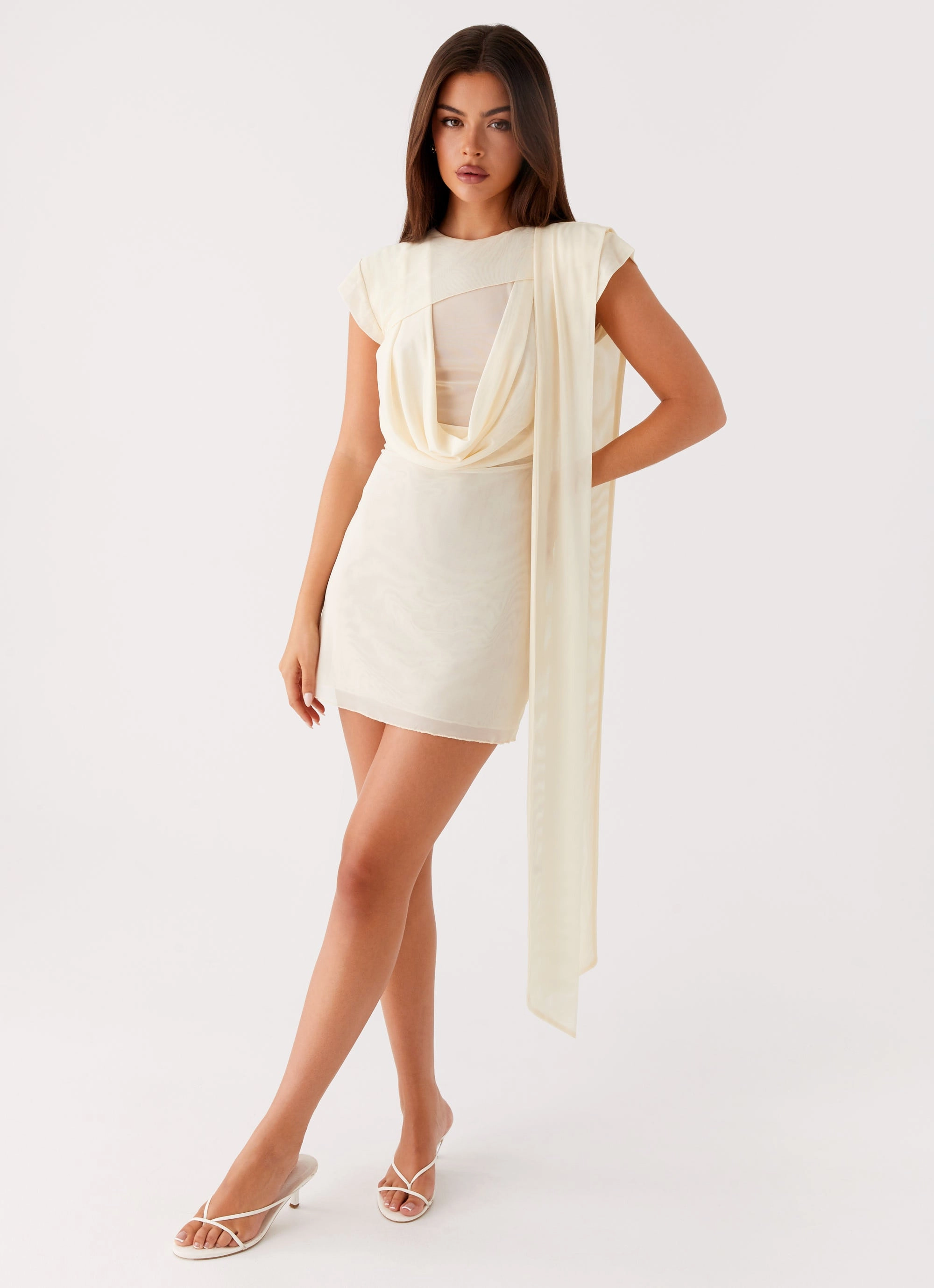 Felipe Mini Dress - Yellow Casual maxi dress Night Mood