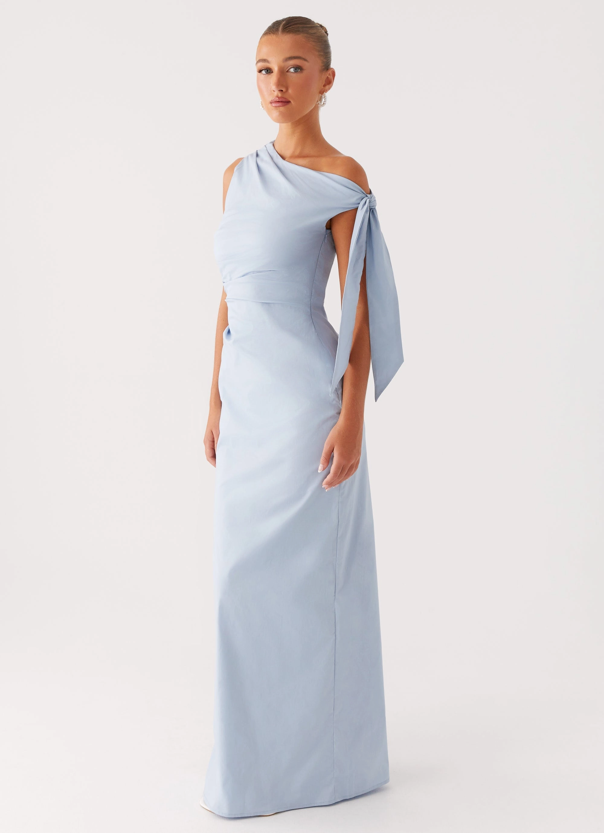 Chilly Protection Coat Marella Maxi Dress - Blue