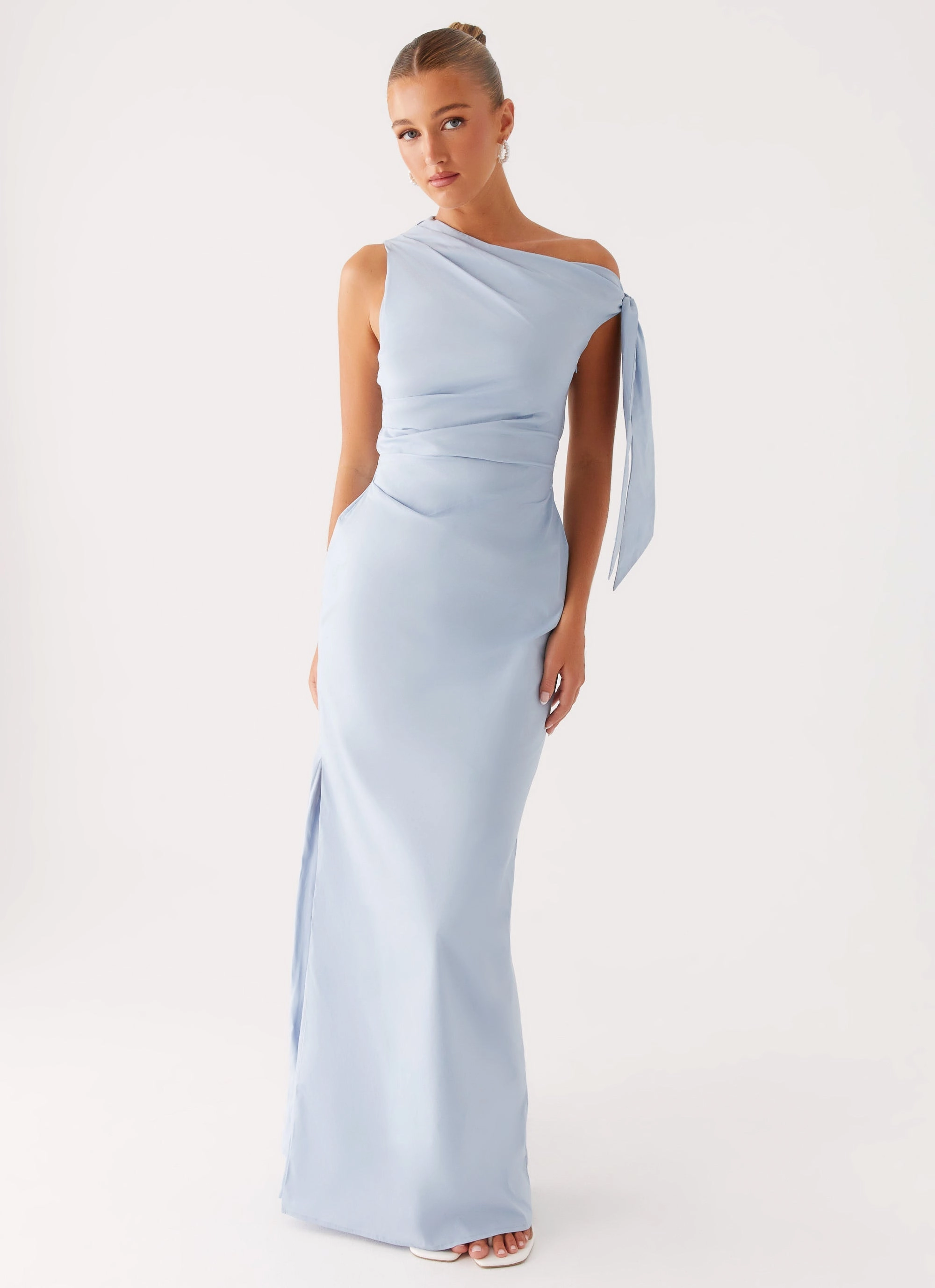 Stylish Layer Marella Maxi Dress - Blue
