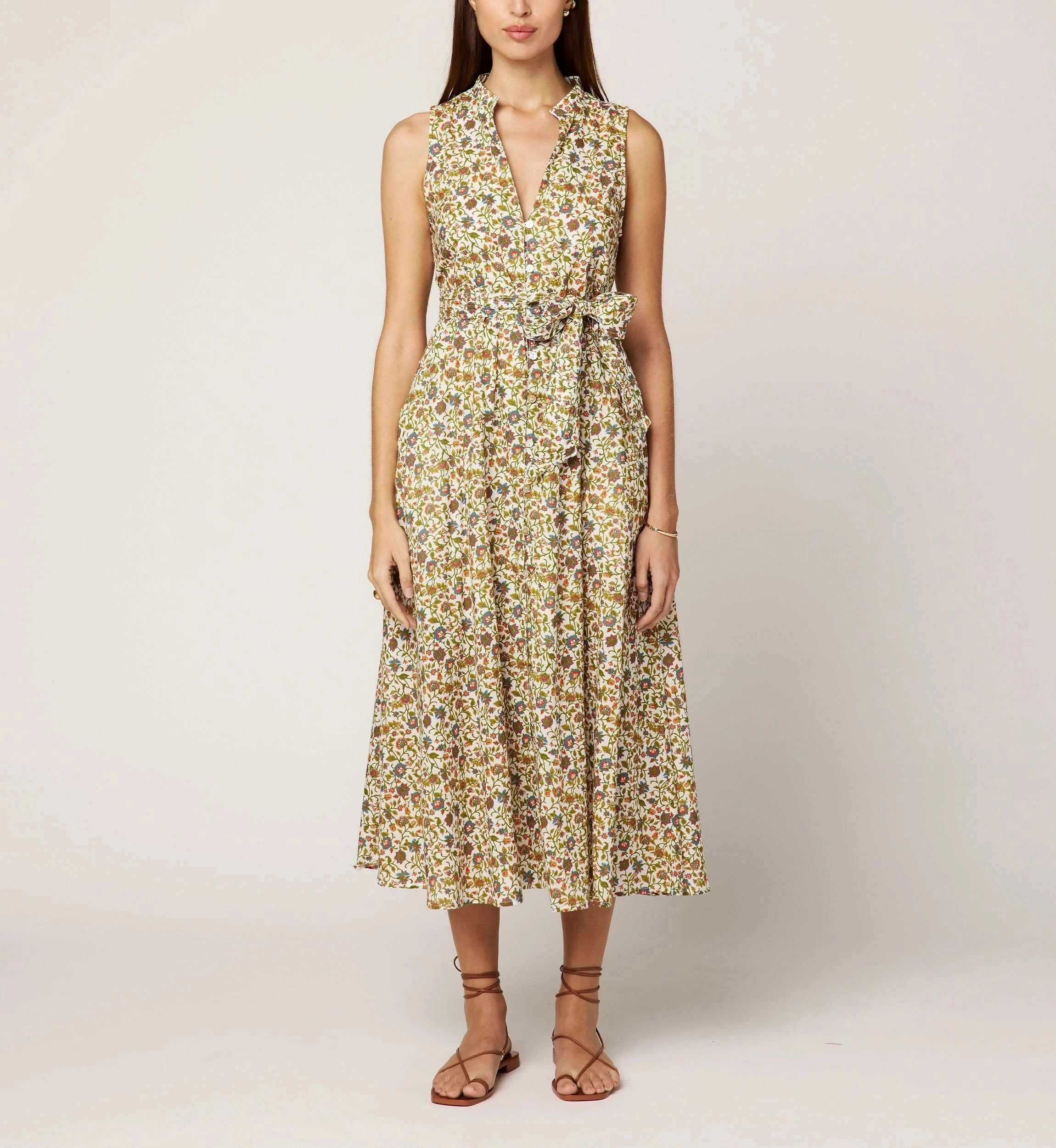 Slim Shape Chic Tone Cheyenne Midi Dress | Viti Flora