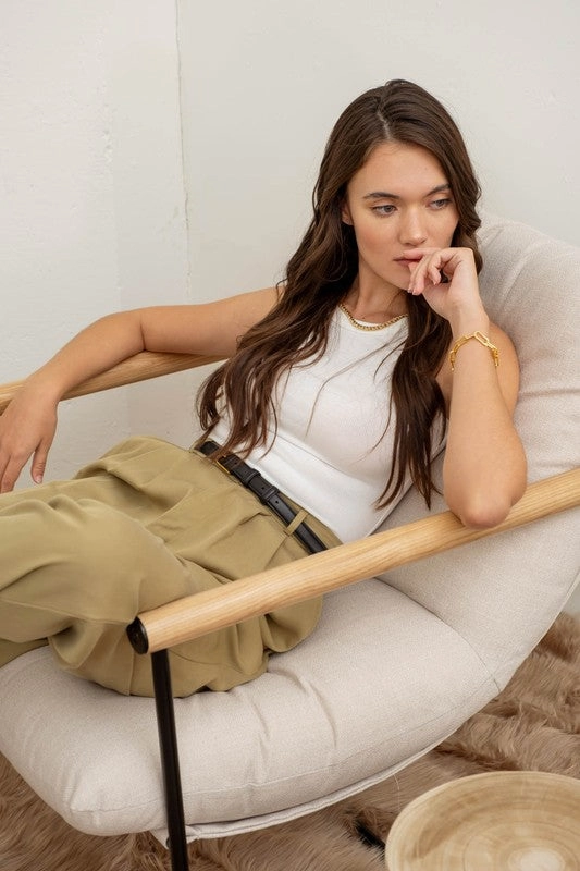 Fiona Washed Seamless Crop Top SlimFitAdaptation