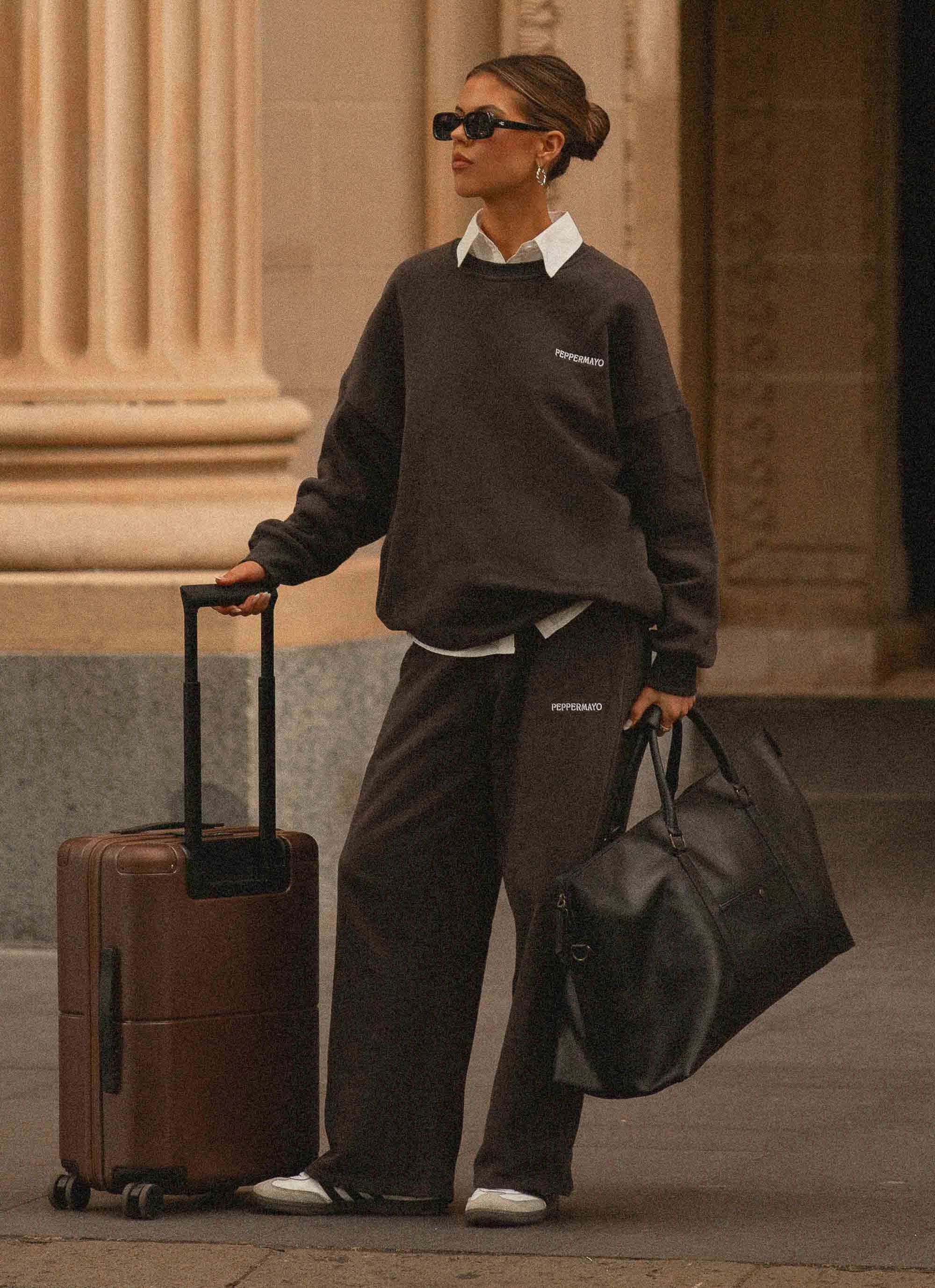 Signature Oversized Sweatshirt - Charcoal Soft Fabric Stylish Layer