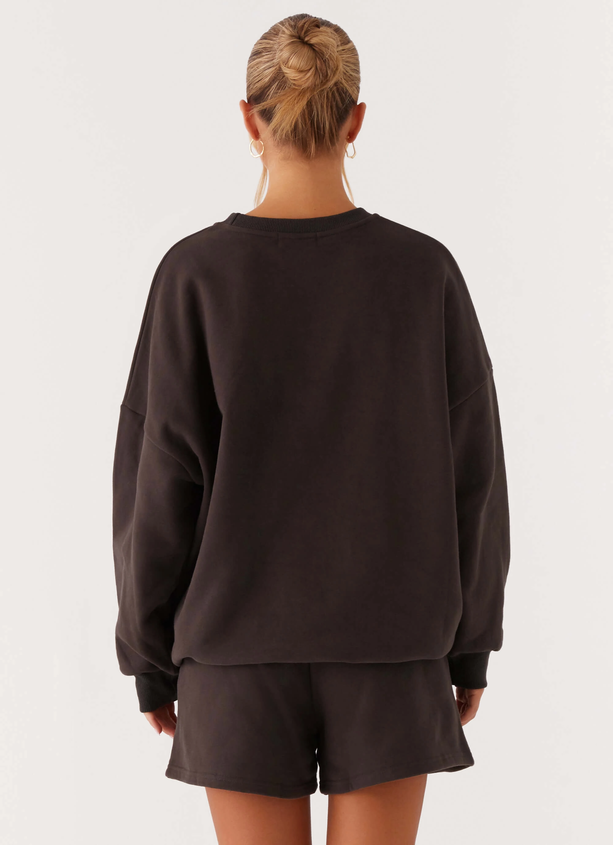 Signature Oversized Sweatshirt - Charcoal Cozy & Soft Lightweight Layer